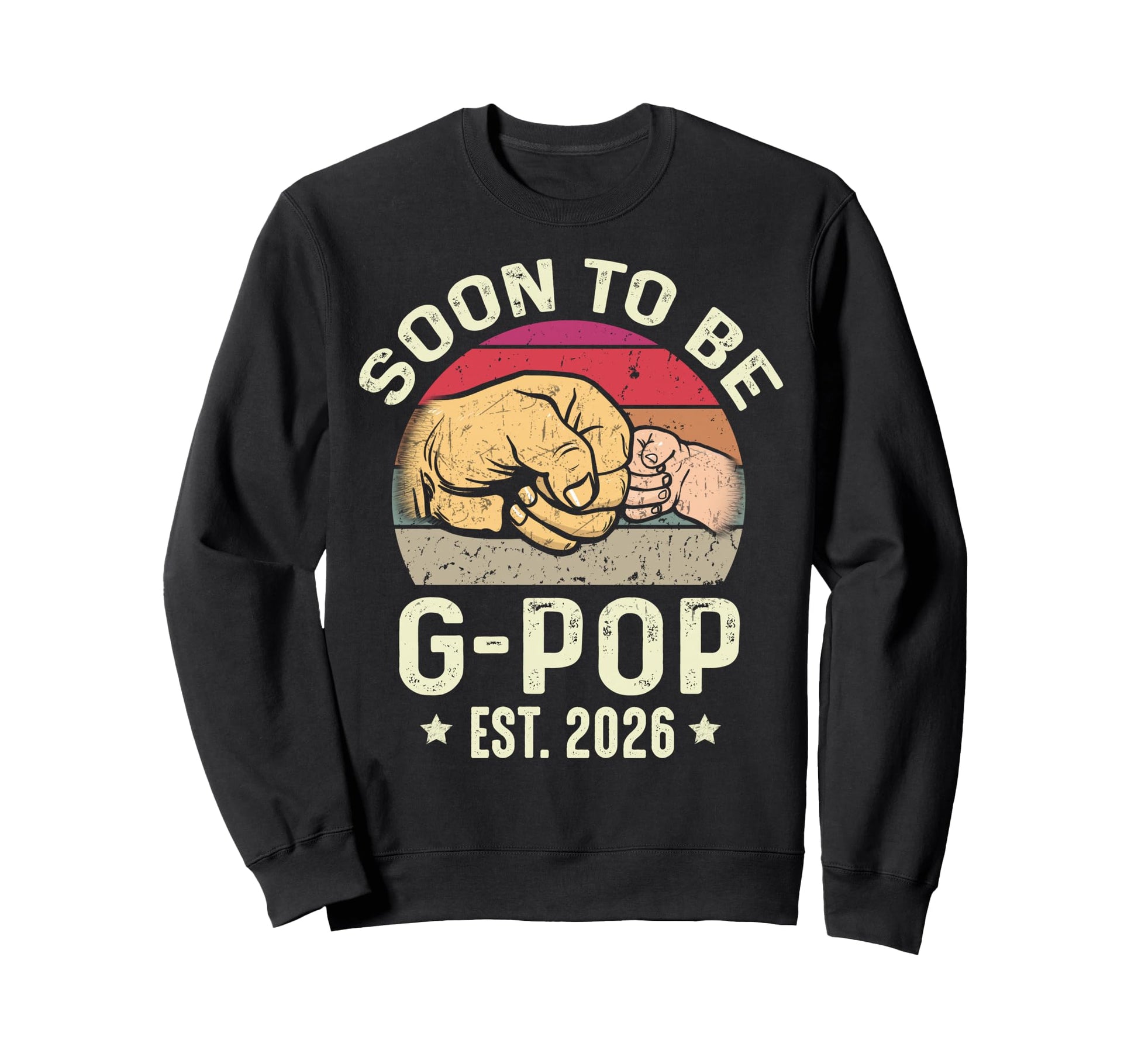 Soon To Be G Pop Est 2026 New Papa Sweatshirt - Novelty Apparel Unisex - T-Shirt, Sweatshirt, Hoodie