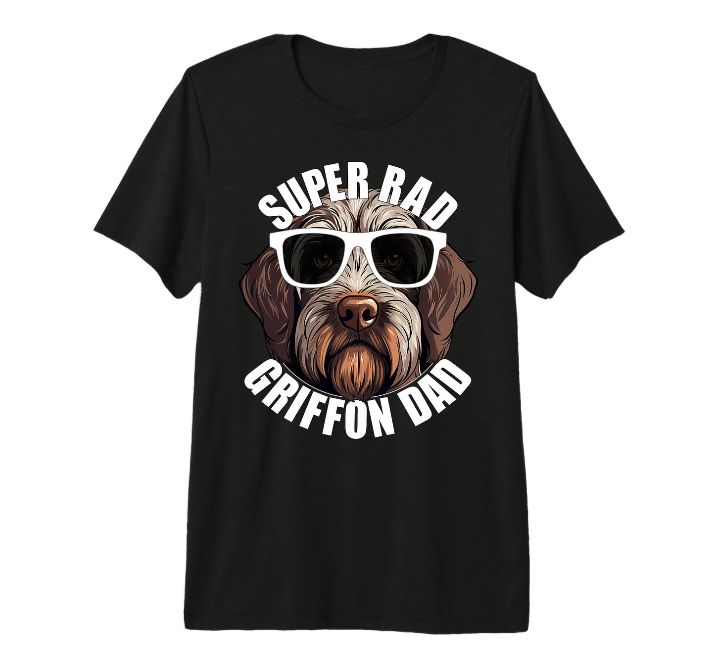 Wirehaired Pointing Griffon Dad T-Shirt - Streetwear Style for Adults - T-Shirt, Sweatshirt, Hoodie