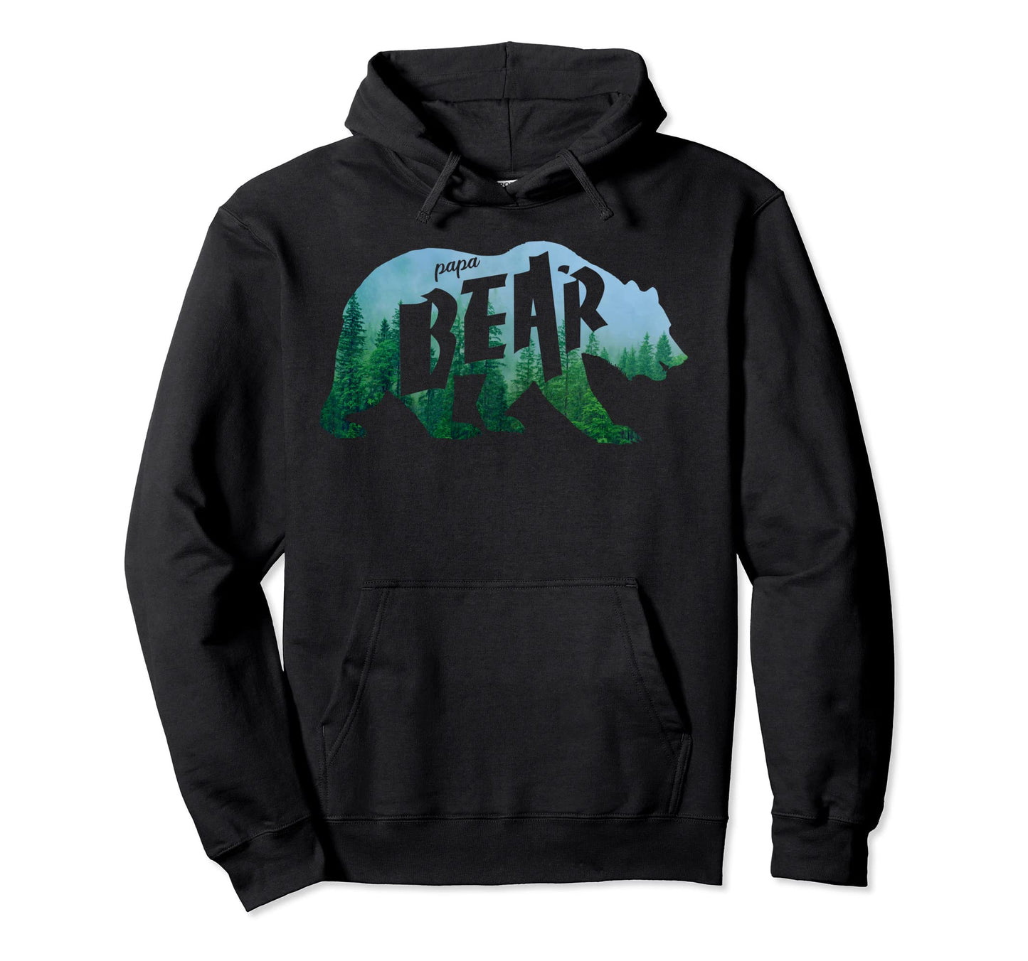 Papa Bear Shirts Camping Hiking Hoodie - Fun Novelty Design Men Women - T-Shirt, Sweatshirt, Hoodie