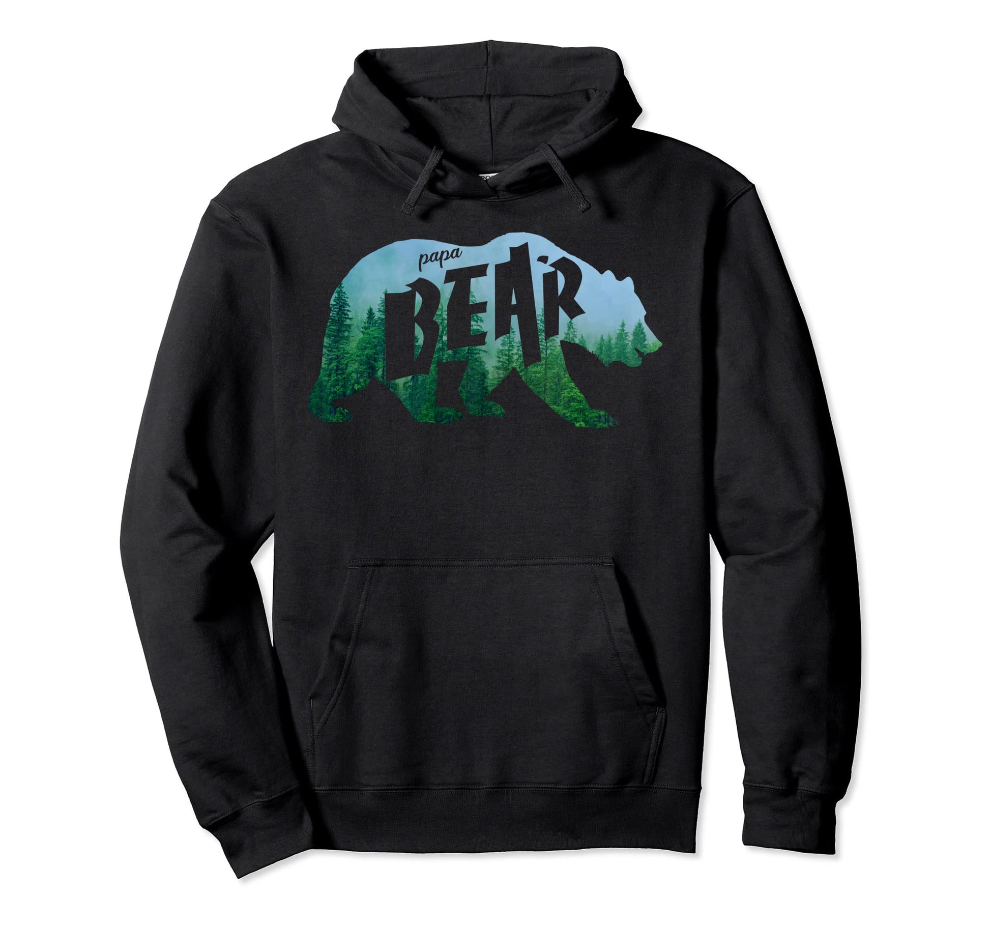 Papa Bear Shirts Camping Hiking Hoodie - Fun Novelty Design Men Women - T-Shirt, Sweatshirt, Hoodie