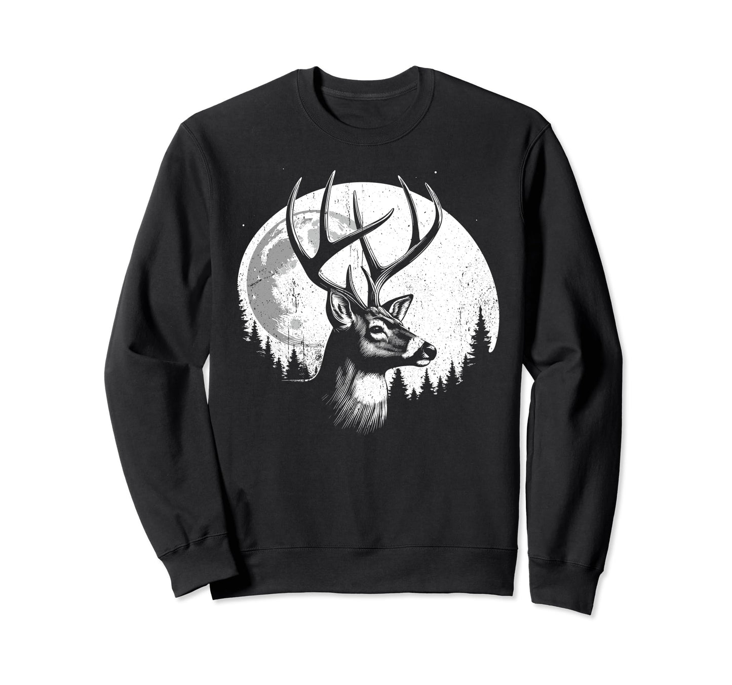Whitetail Deer Antler Rack Hunting Sweatshirt - Streetwear Style Unisex - T-Shirt, Sweatshirt, Hoodie