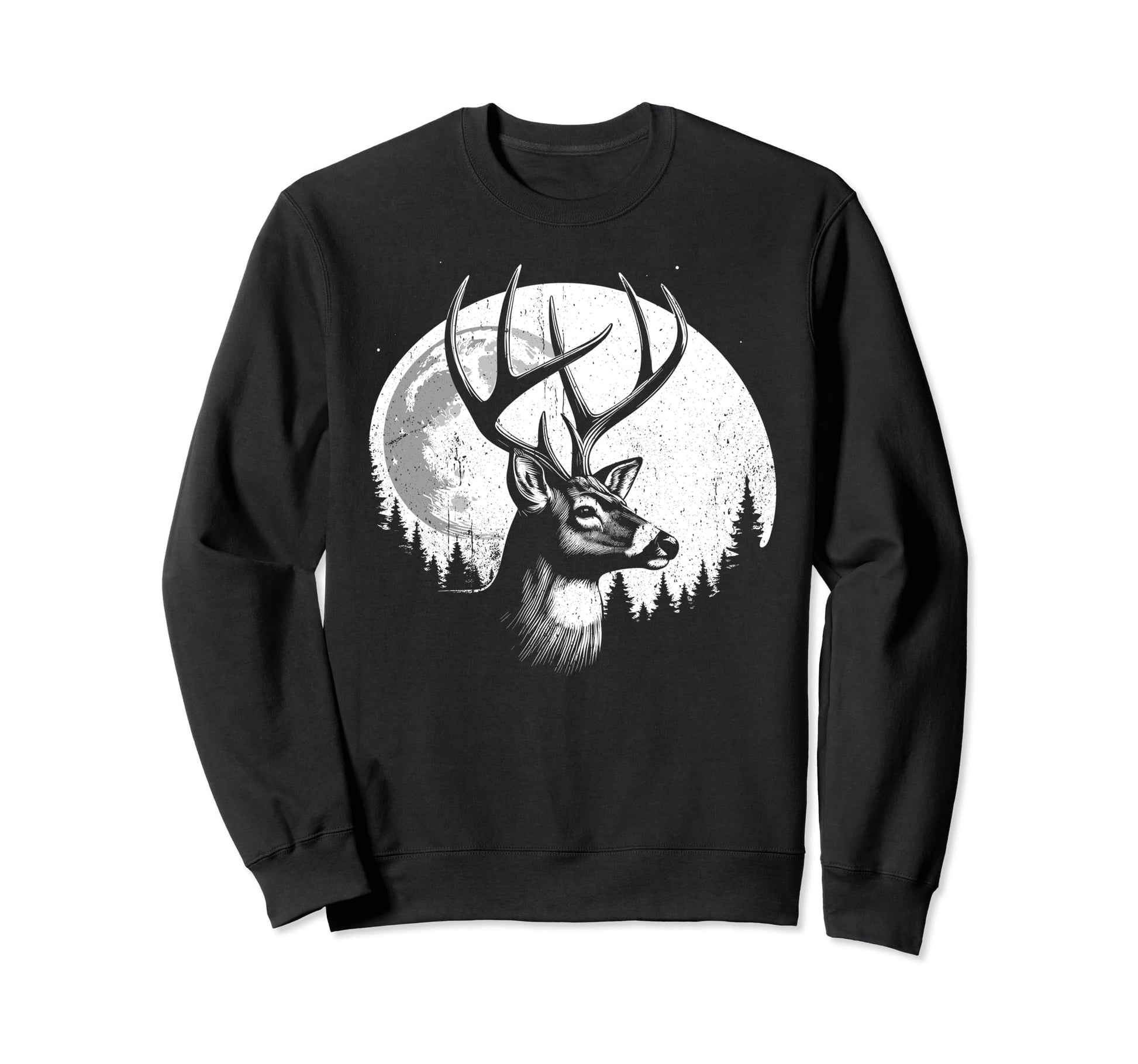 Whitetail Deer Antler Rack Hunting Sweatshirt - Streetwear Style Unisex - T-Shirt, Sweatshirt, Hoodie