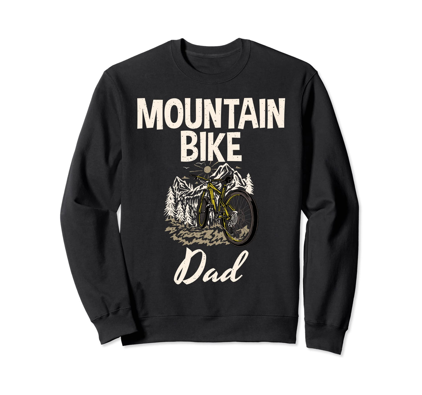 Downhill Mountain Bike Dad Sweatshirt - Trendy Graphic for Adults - T-Shirt, Sweatshirt, Hoodie