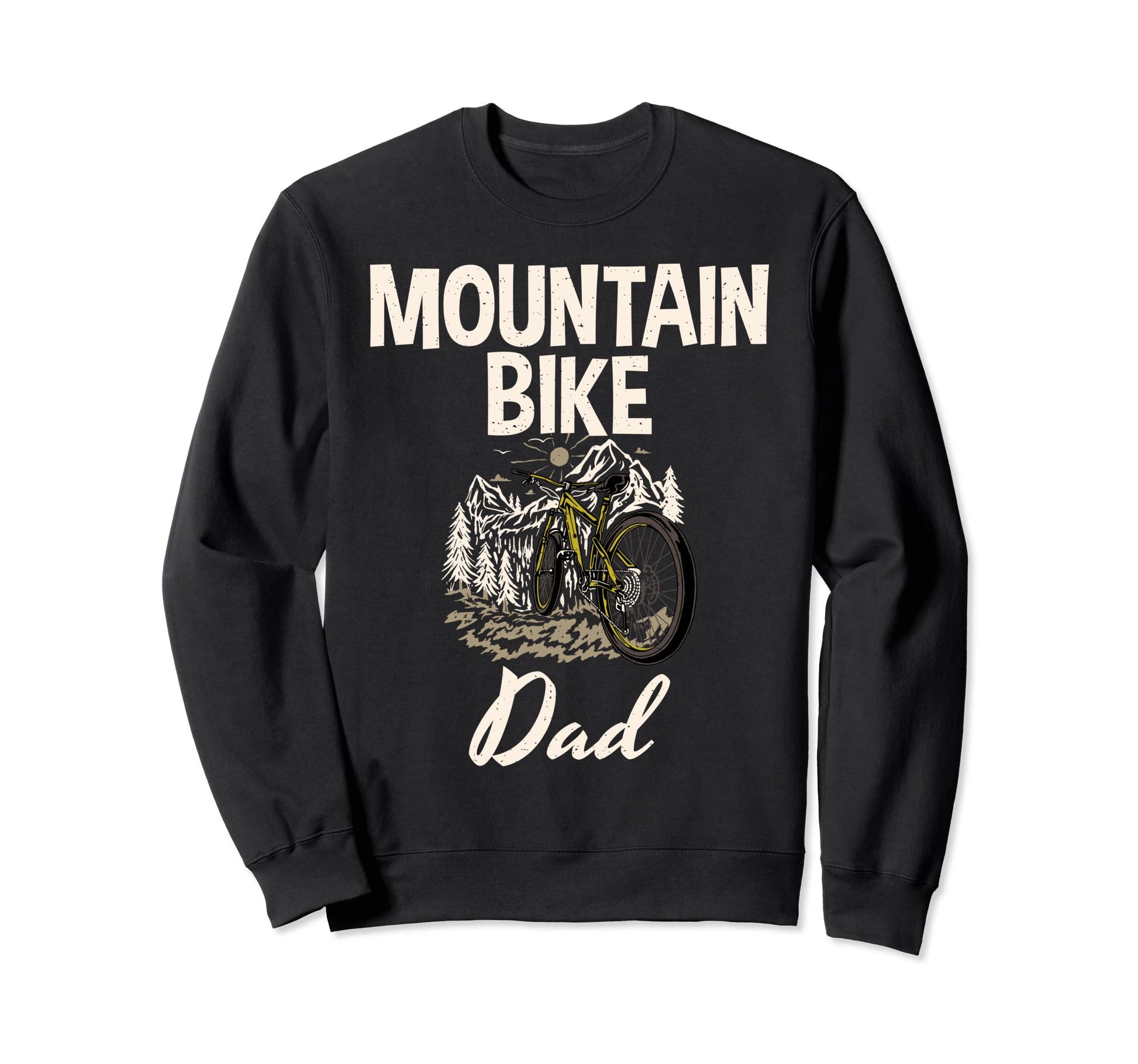 Downhill Mountain Bike Dad Sweatshirt - Trendy Graphic for Adults - T-Shirt, Sweatshirt, Hoodie