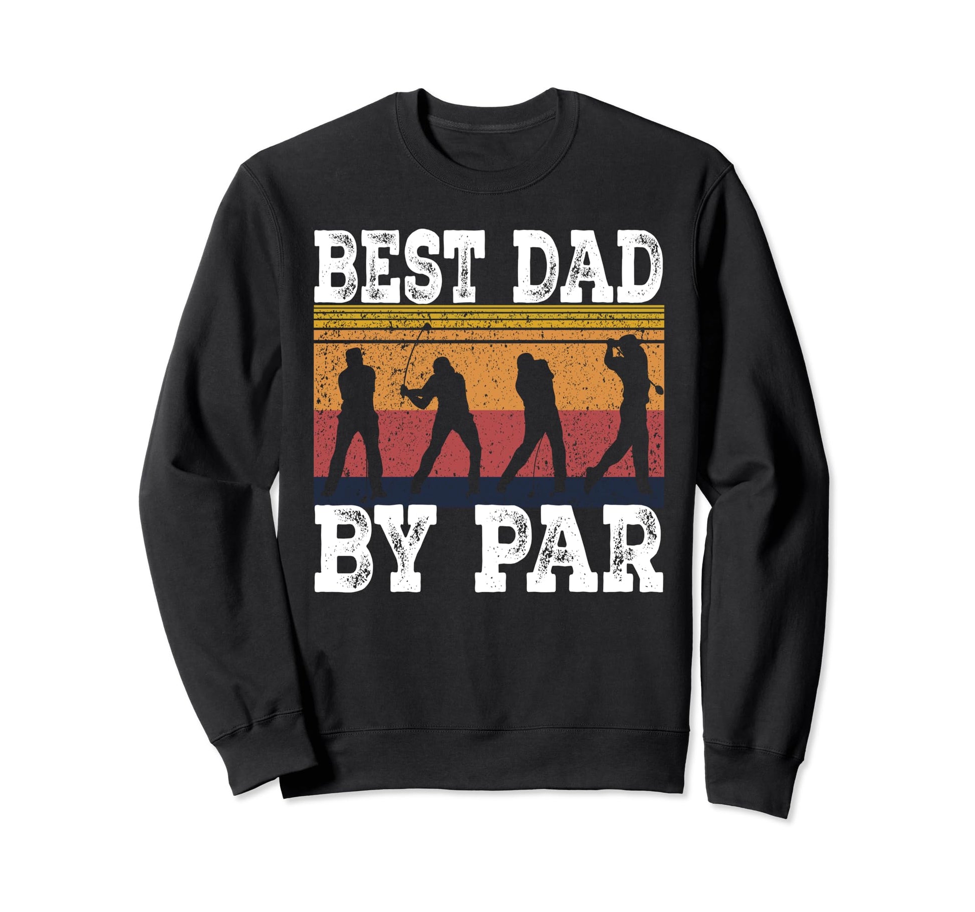 Mens Best Dad Par Disc Golf Sweatshirt - Casual Everyday Wear for Adults - T-Shirt, Sweatshirt, Hoodie