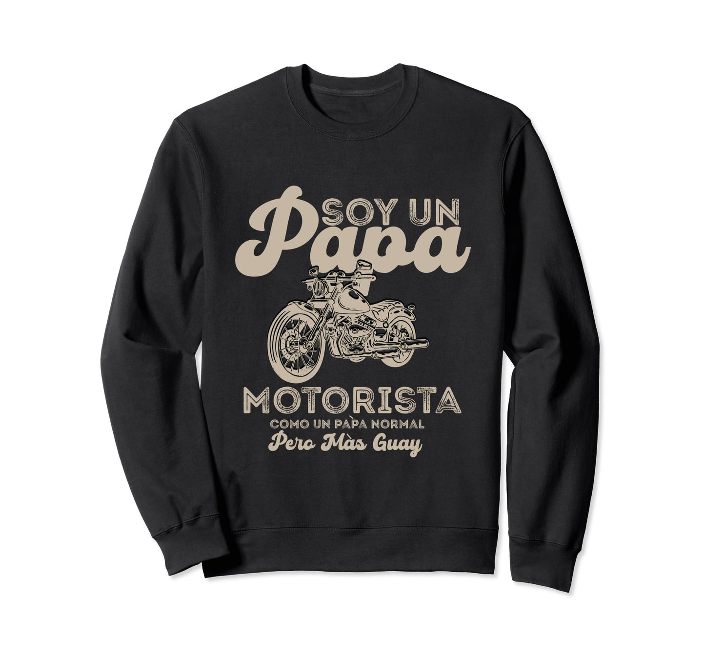 Motorcyclist Motorbike Gift Dad Biker Sweatshirt - Graphic Print Men Women - T-Shirt, Sweatshirt, Hoodie