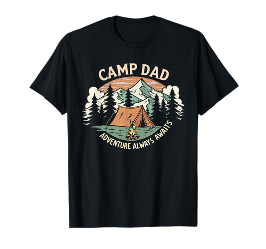 Adventure Always Awaits Fathers Day T-Shirt - Custom Art Print Unisex - T-Shirt, Sweatshirt, Hoodie