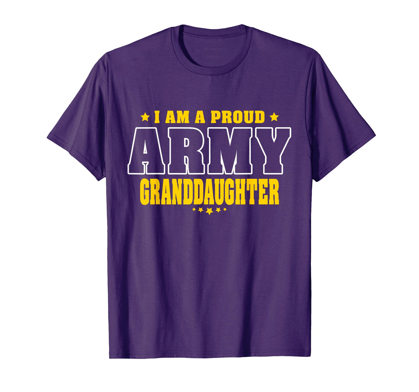 Proud Army Granddaughter Patriotic T-Shirt - Custom Art Print Men Women - T-Shirt, Sweatshirt, Hoodie