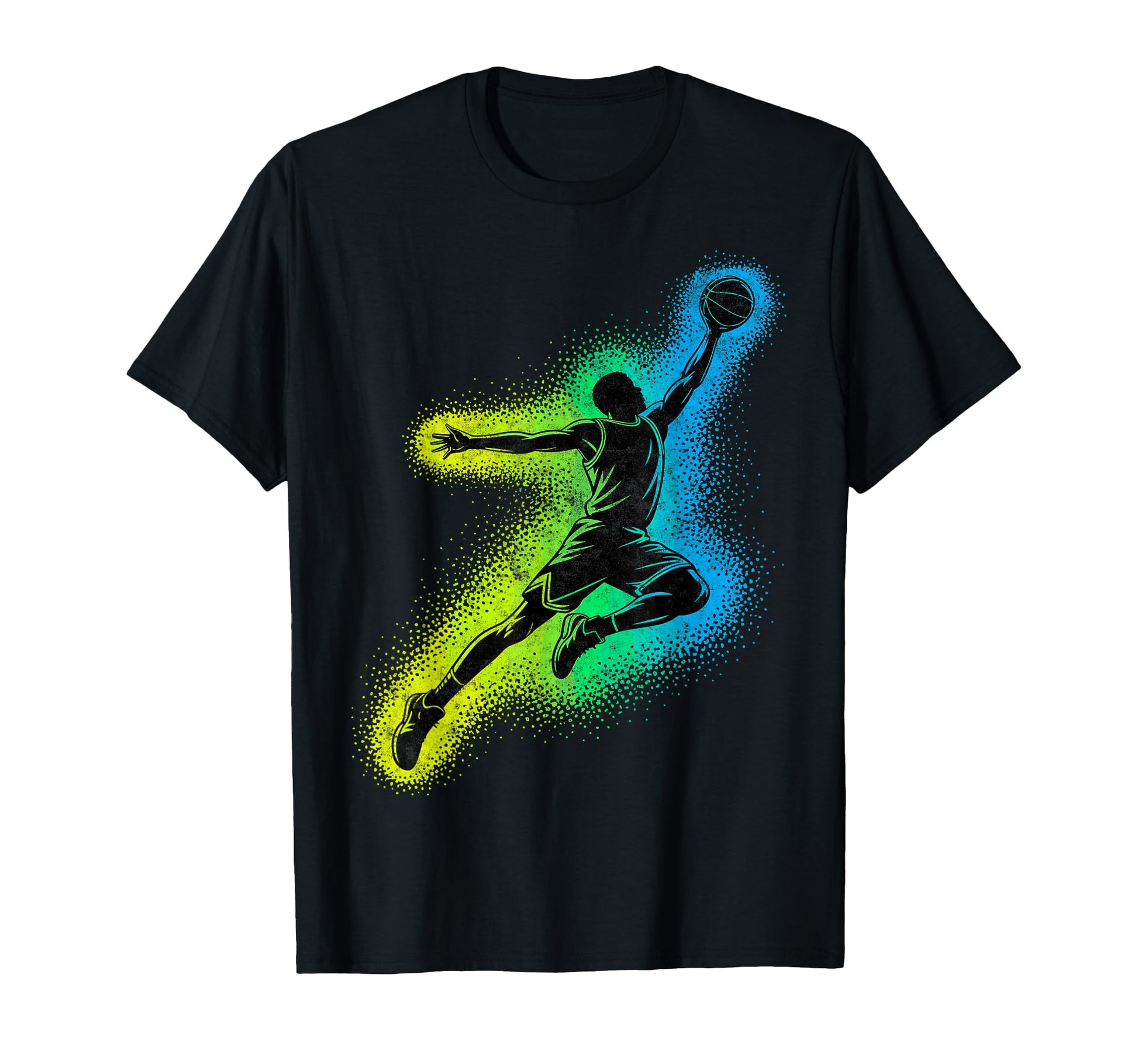 Colorful Paints Splash Basketball T-Shirt - Streetwear Style Men Women - T-Shirt, Sweatshirt, Hoodie