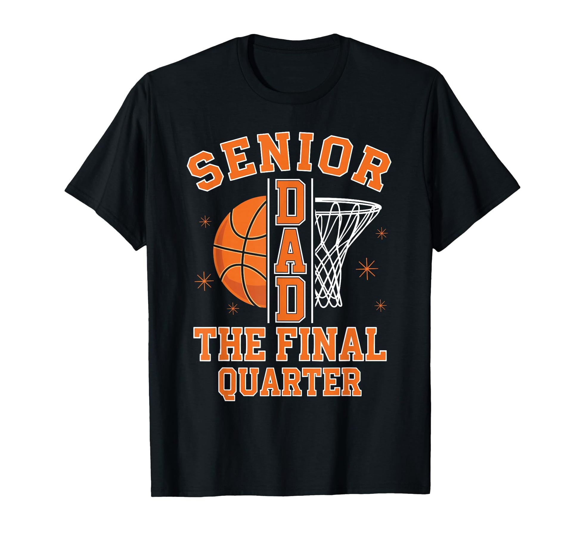 Basketball Senior Dad Class 2027 T-Shirt - Minimalist Print Unisex - T-Shirt, Sweatshirt, Hoodie