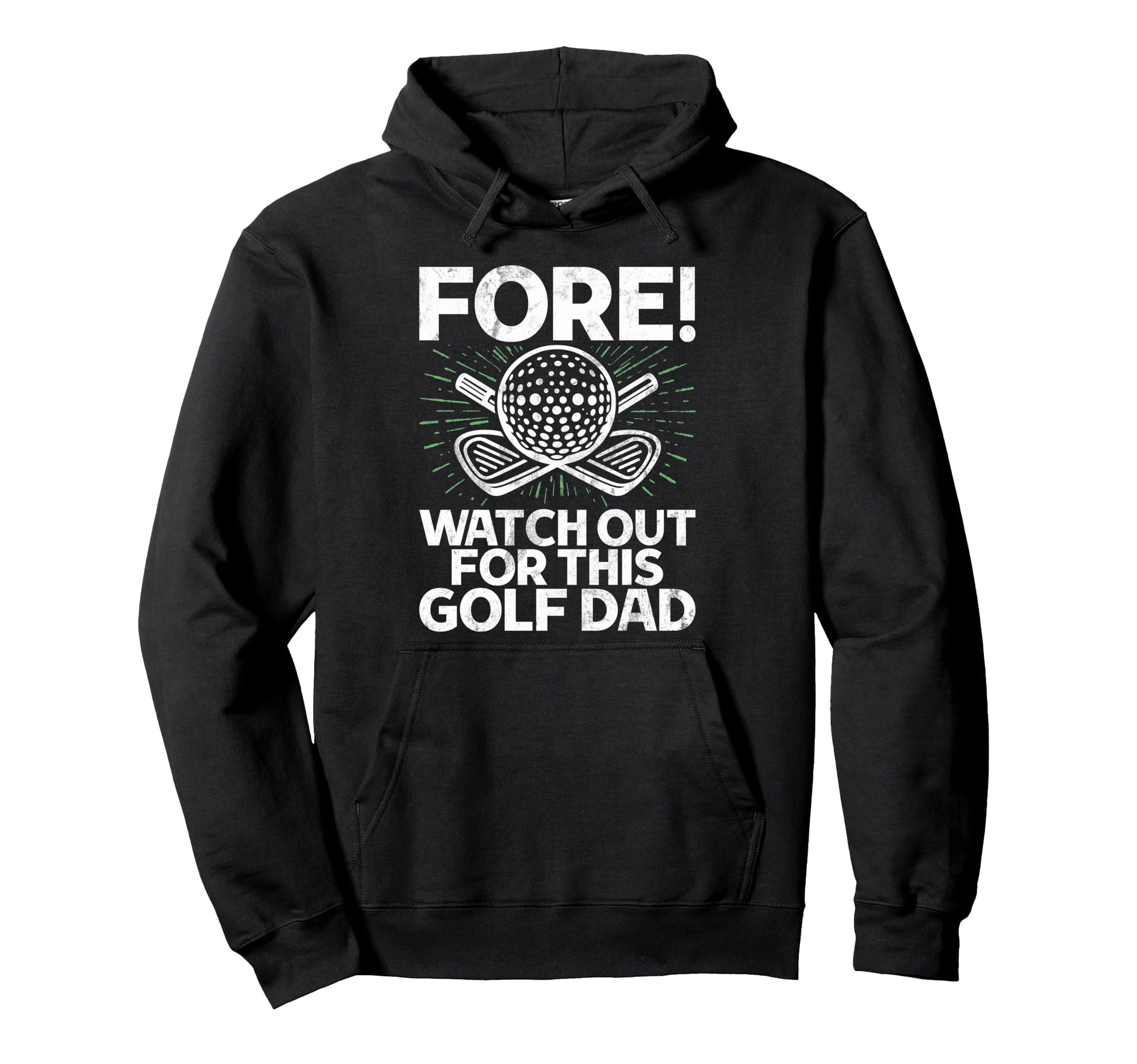 Golf Dad Hoodie - Streetwear Style for Adults - T-Shirt, Sweatshirt, Hoodie