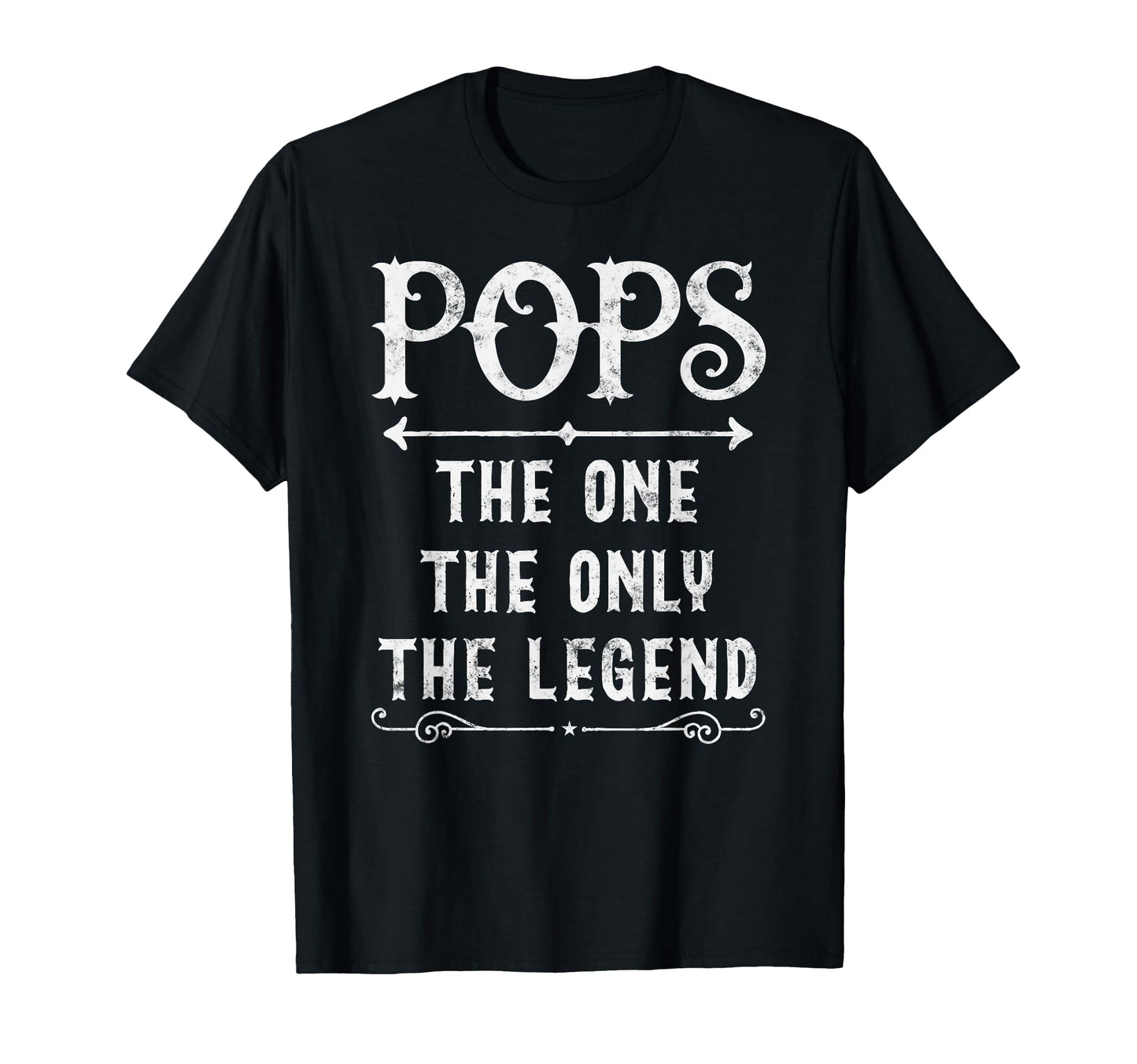 Pops One Only Legend Fathers Day Gift T-Shirt - Unique Graphic for Adults - T-Shirt, Sweatshirt, Hoodie