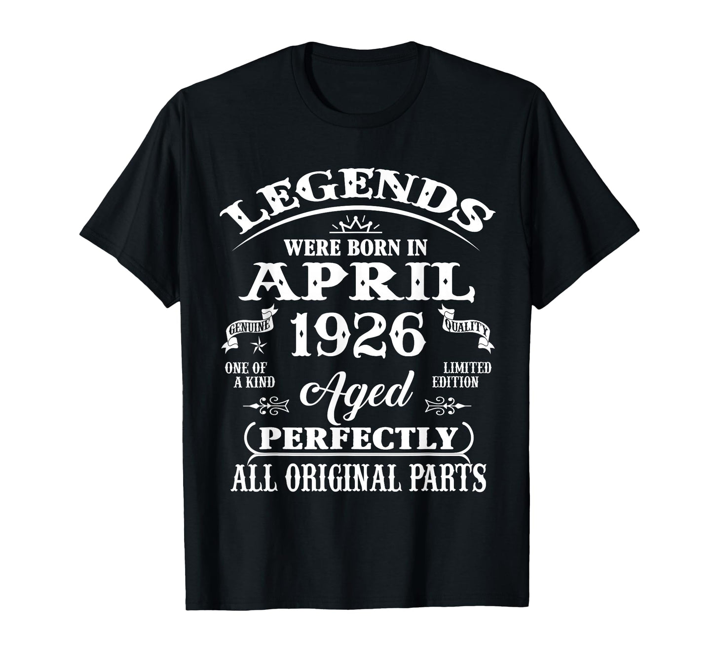 100Th Birthday Gift Legend Born T-Shirt - Aesthetic Graphic for Adults - T-Shirt, Sweatshirt, Hoodie