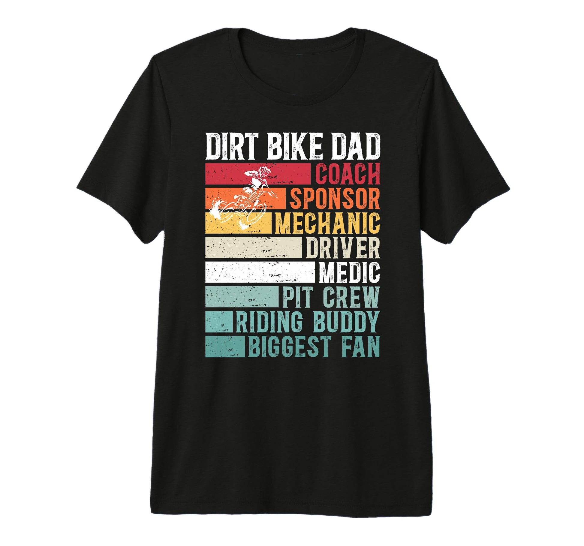 Mens Dirt Bike Dad Definition Dad Dirt T-Shirt - Minimalist Print Unisex - T-Shirt, Sweatshirt, Hoodie