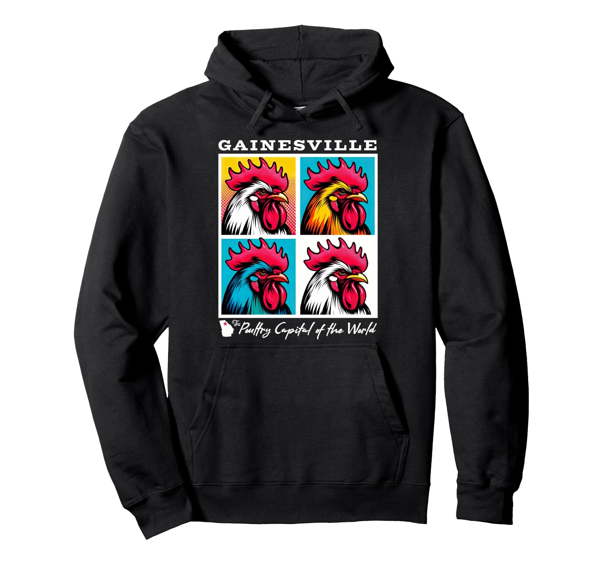 Gainesville Georgia Poultry Capital Hoodie - Streetwear Style Men Women - T-Shirt, Sweatshirt, Hoodie
