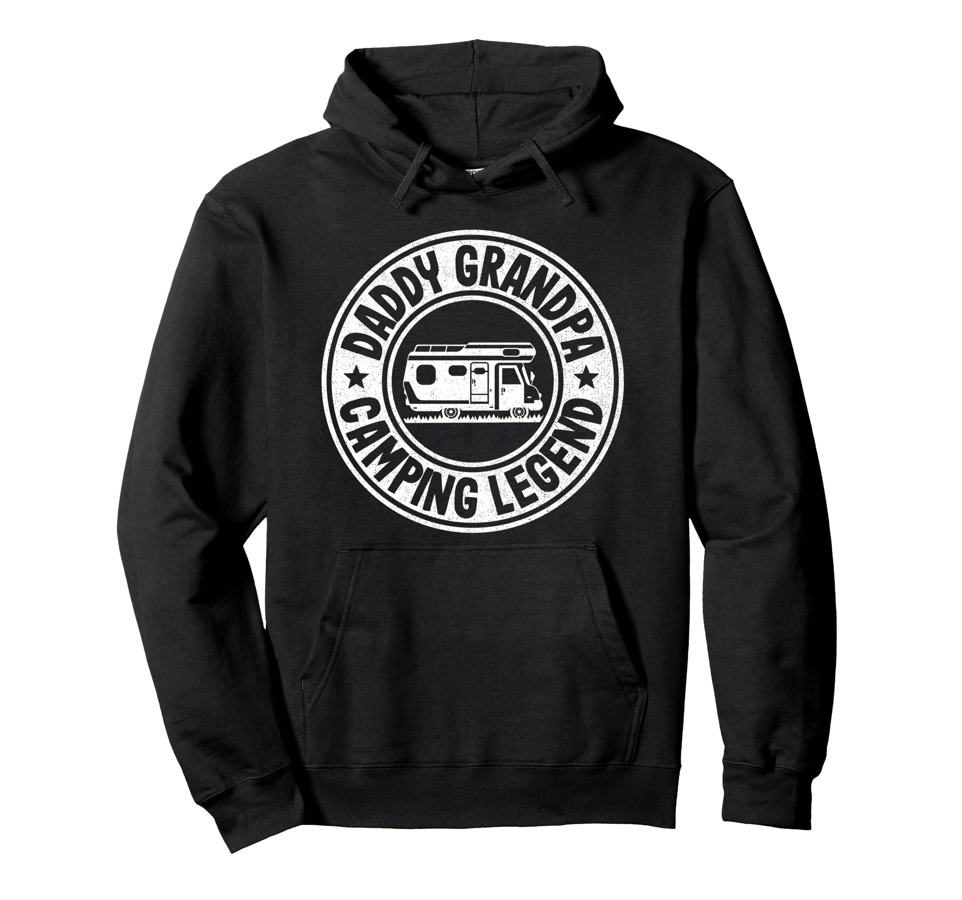 Daddy Grandpa Camping Legend Rv Camper Hoodie - Novelty Apparel Men Women - T-Shirt, Sweatshirt, Hoodie