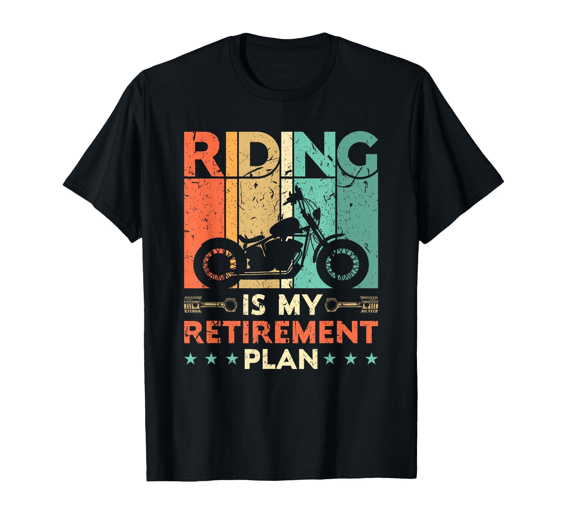 Riding Is My Retirement Plan T-Shirt - Minimalist Print Men Women - T-Shirt, Sweatshirt, Hoodie