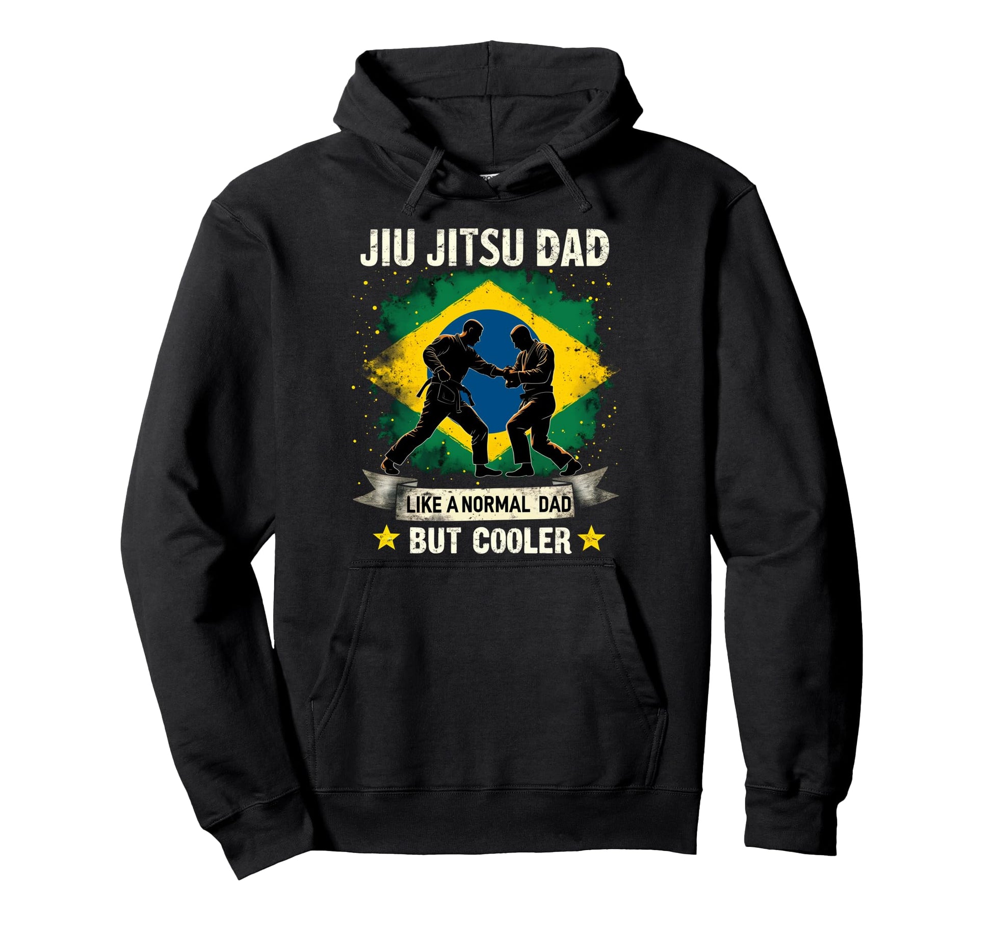 Jiu Jitsu Dad Like Normal Dad But Hoodie - Custom Art Print Men Women - T-Shirt, Sweatshirt, Hoodie