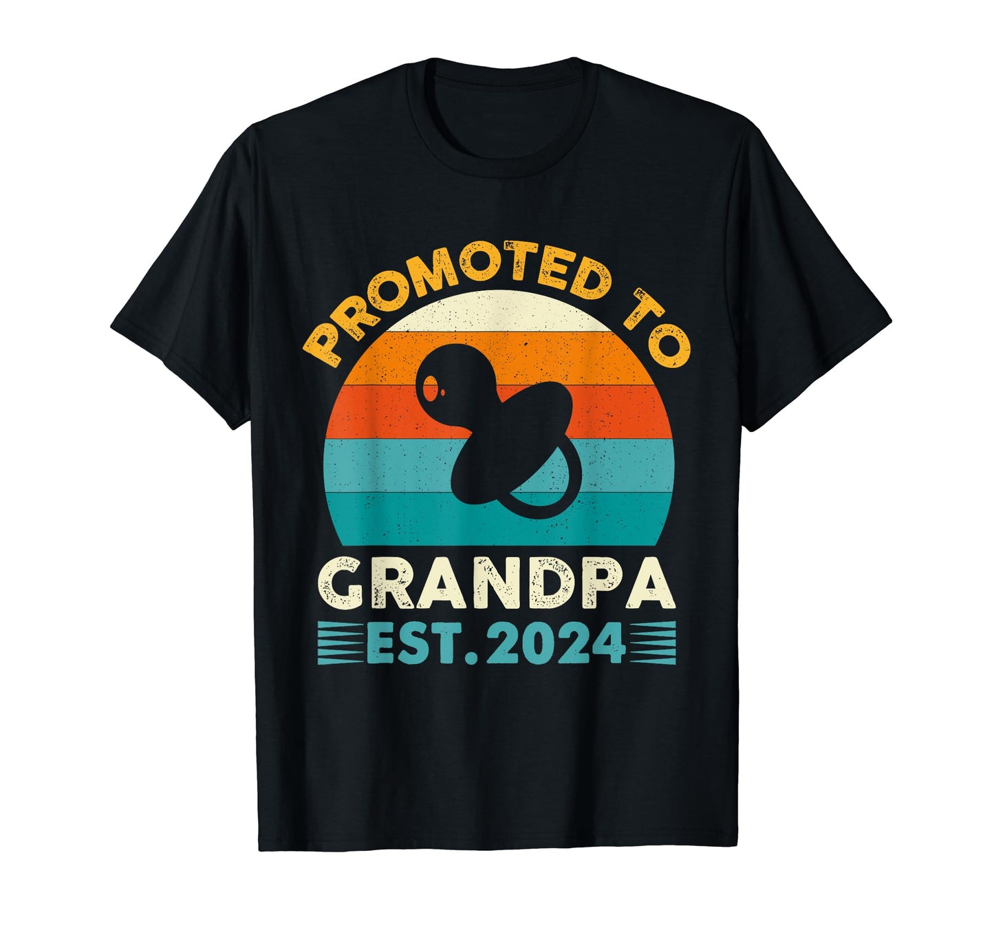 Promoted To Grandpa Est 2024 T-Shirt - Aesthetic Graphic Men Women - T-Shirt, Sweatshirt, Hoodie