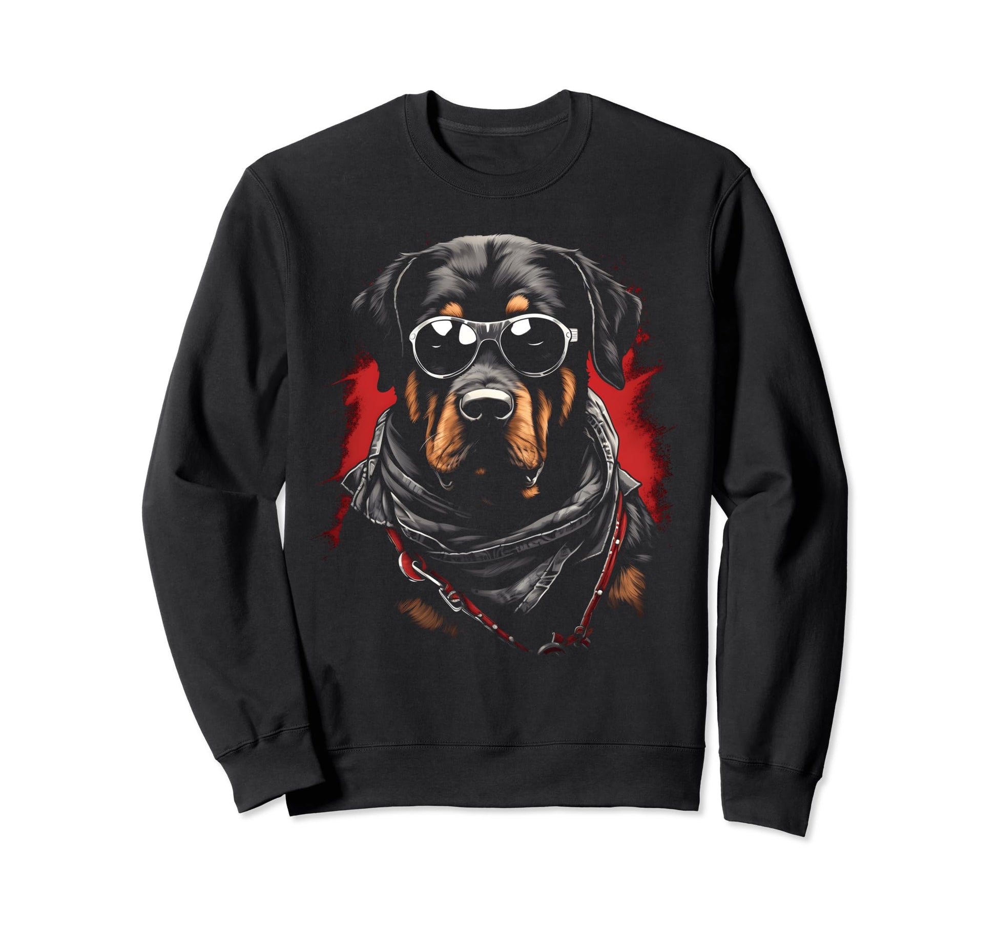 Motorcycle Dad Biker Dog Funny Sweatshirt - Casual Everyday Wear Unisex - T-Shirt, Sweatshirt, Hoodie