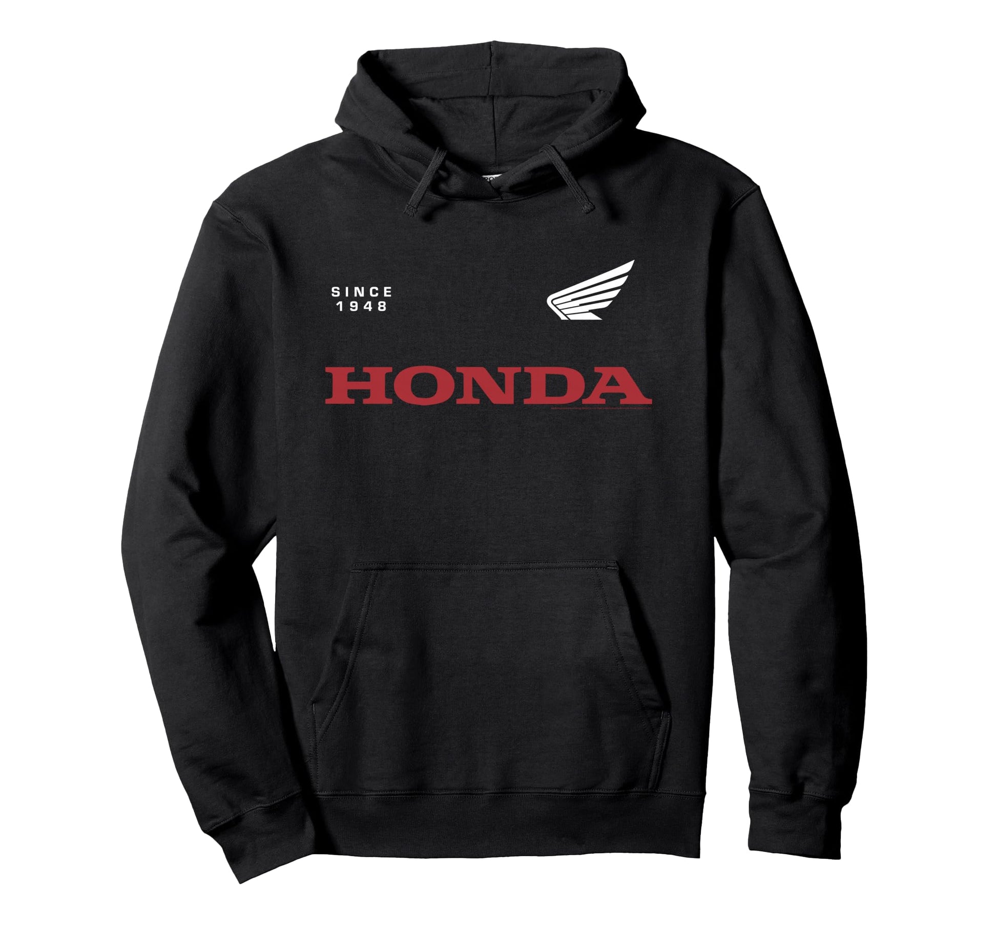 Honda Red Bold Minimalist Lettering Hoodie - Novelty Apparel Unisex - T-Shirt, Sweatshirt, Hoodie