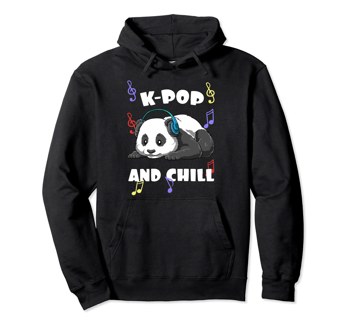 Korean Pop Panda Hoodie - Novelty Apparel Unisex - T-Shirt, Sweatshirt, Hoodie