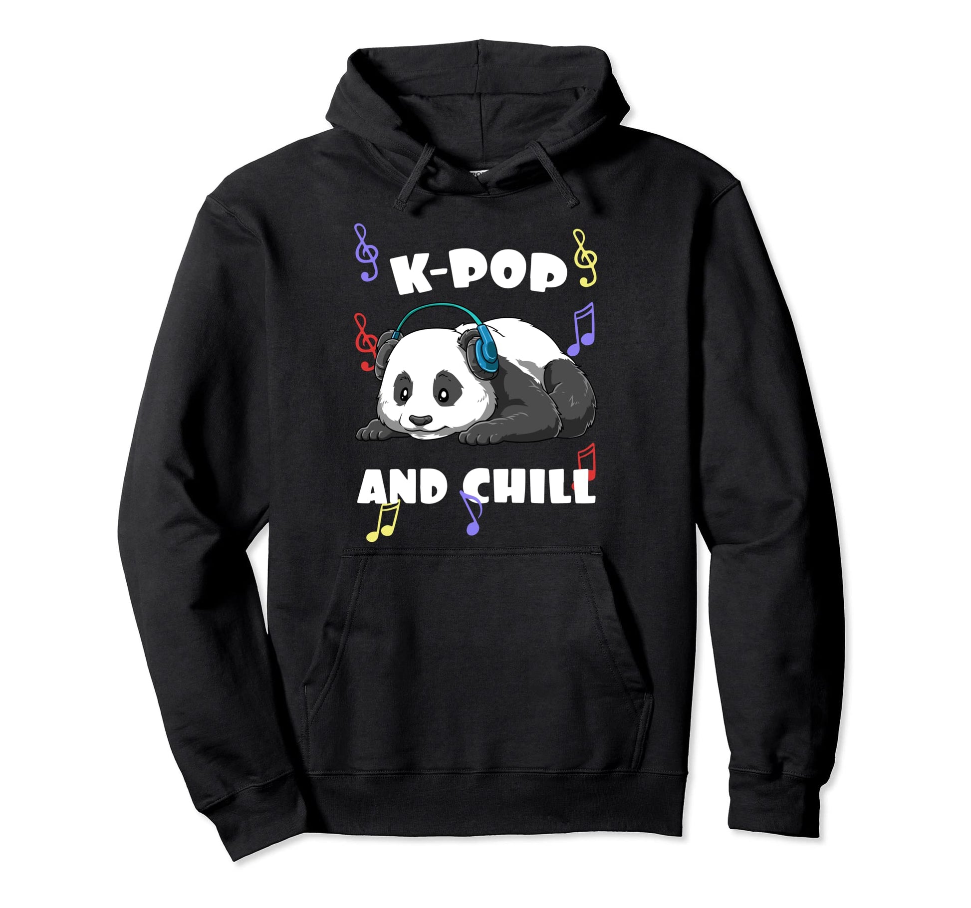 Korean Pop Panda Hoodie - Novelty Apparel Unisex - T-Shirt, Sweatshirt, Hoodie