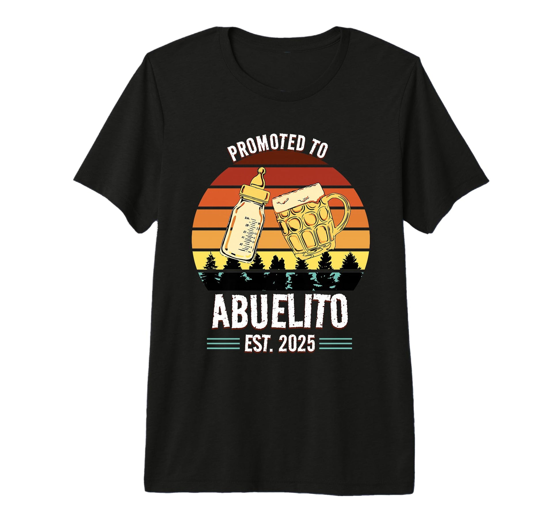 Mens Funny New Grandpa Promoted To T-Shirt - Custom Art Print for Adults - T-Shirt, Sweatshirt, Hoodie
