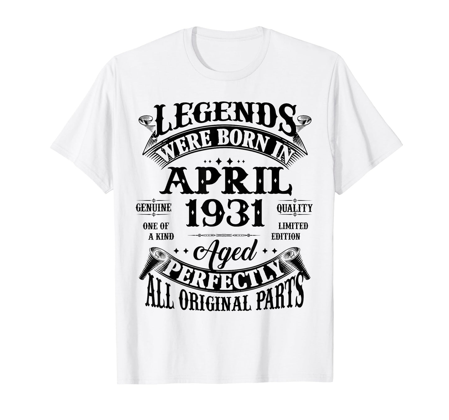 95Th Birthday Gift Legend Born April T-Shirt - Custom Art Print for Adults - T-Shirt, Sweatshirt, Hoodie