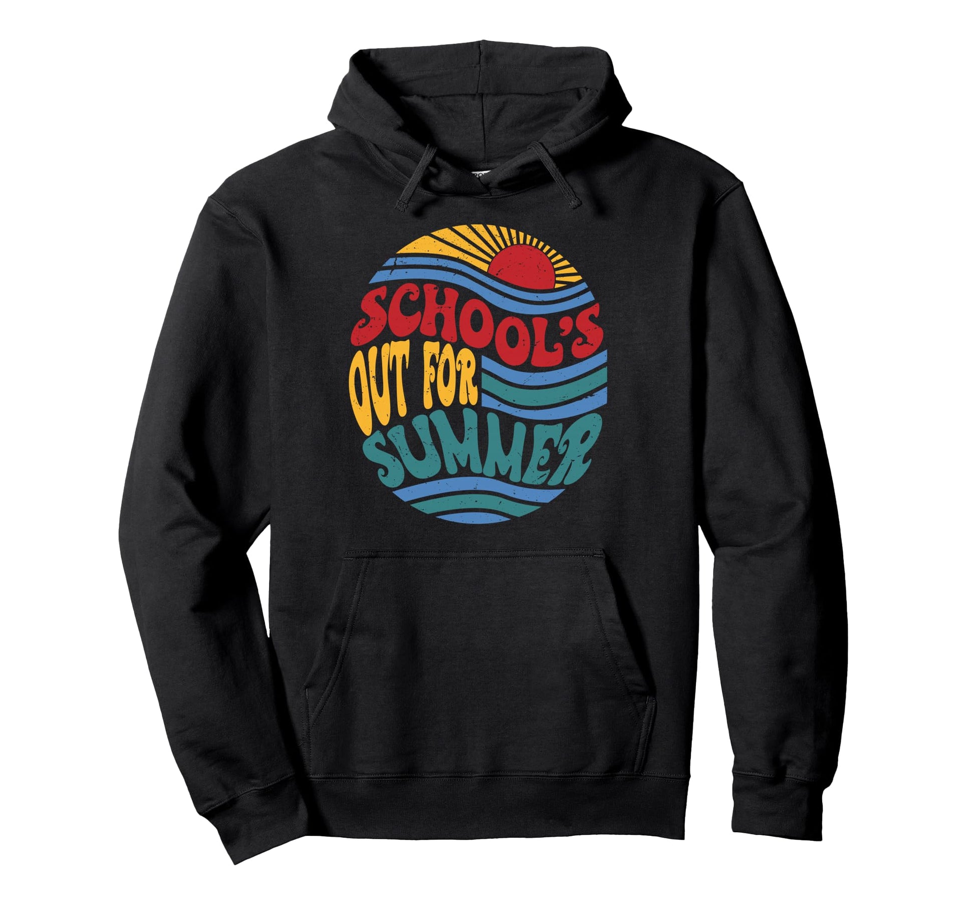 California Tropical Beach Sunset Hoodie - Fun Novelty Design for Adults - T-Shirt, Sweatshirt, Hoodie