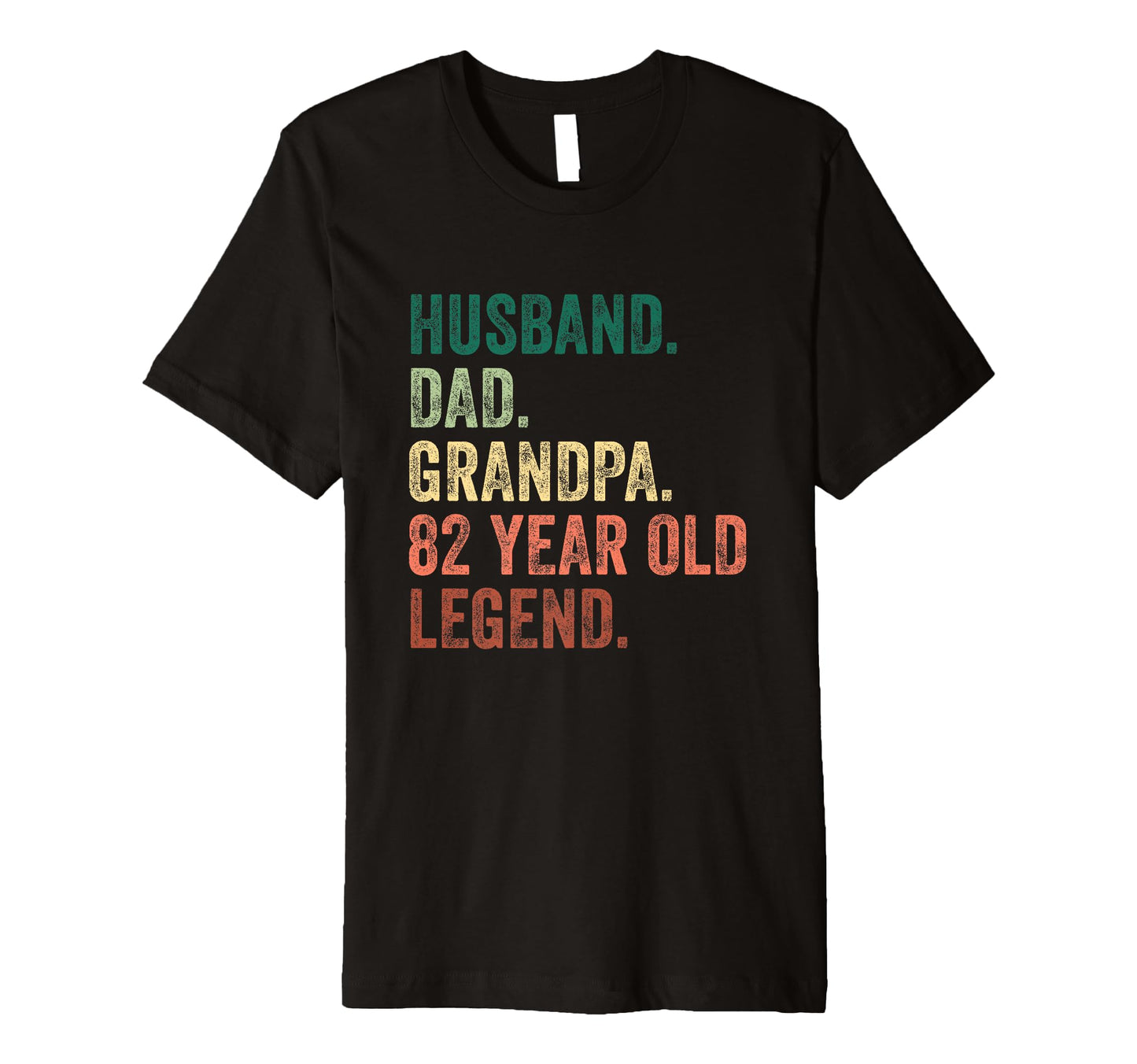 Mens Husband Dad Grandpa 82 Year Old T-Shirt - Graphic Print for Adults - T-Shirt, Sweatshirt, Hoodie