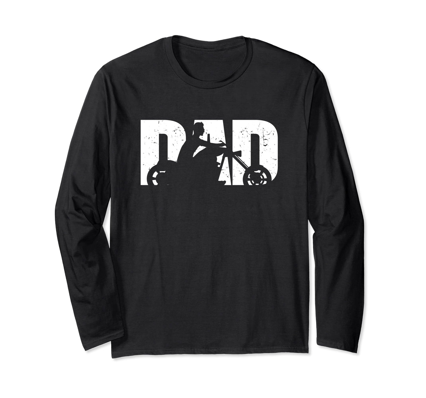 Motorcycle Fathers Day Biker Hoodie - Custom Art Print for Adults - T-Shirt, Sweatshirt, Hoodie