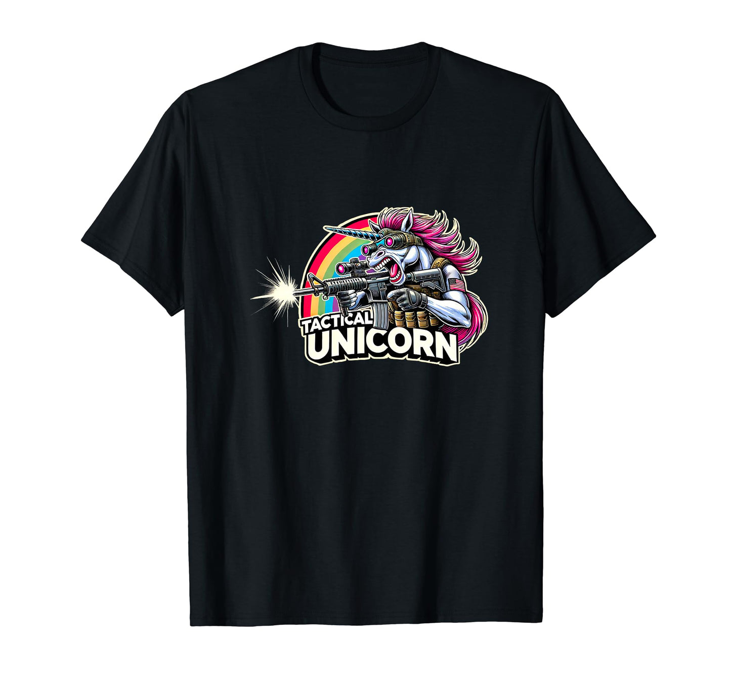 Tactical Unicorn Police Swat T-Shirt - Custom Art Print for Adults - T-Shirt, Sweatshirt, Hoodie