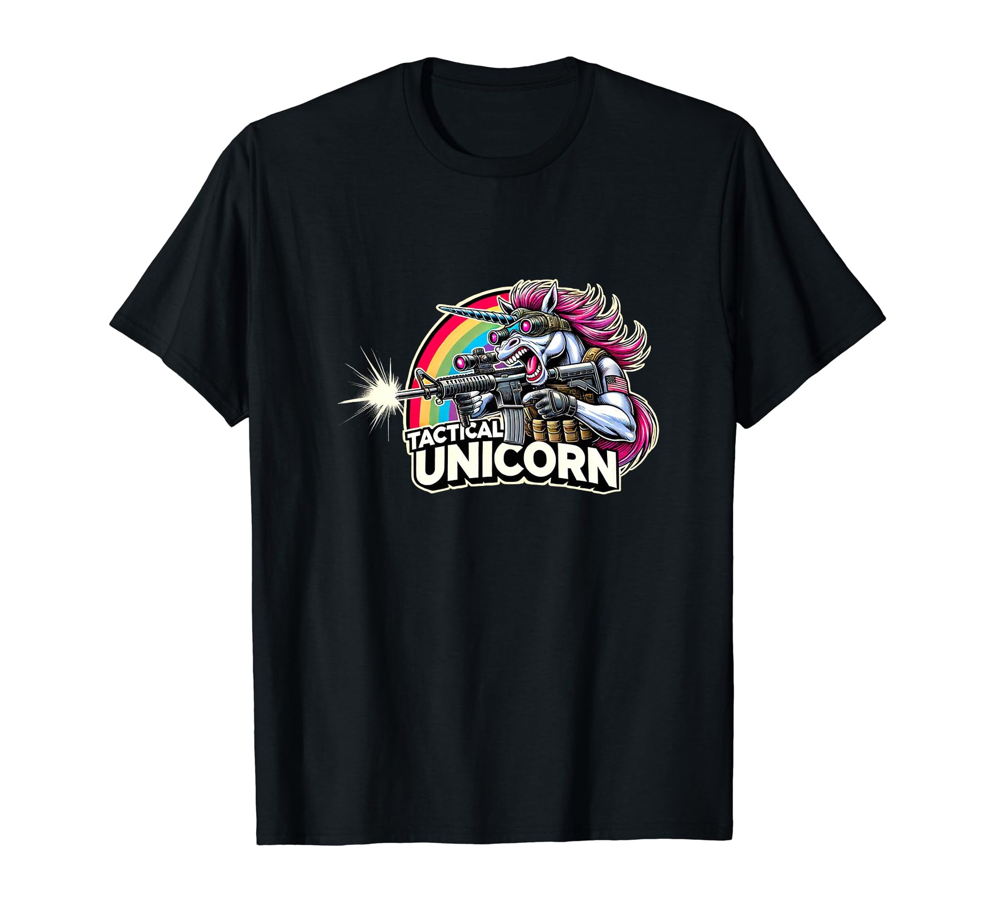 Tactical Unicorn Police Swat T-Shirt - Custom Art Print for Adults - T-Shirt, Sweatshirt, Hoodie