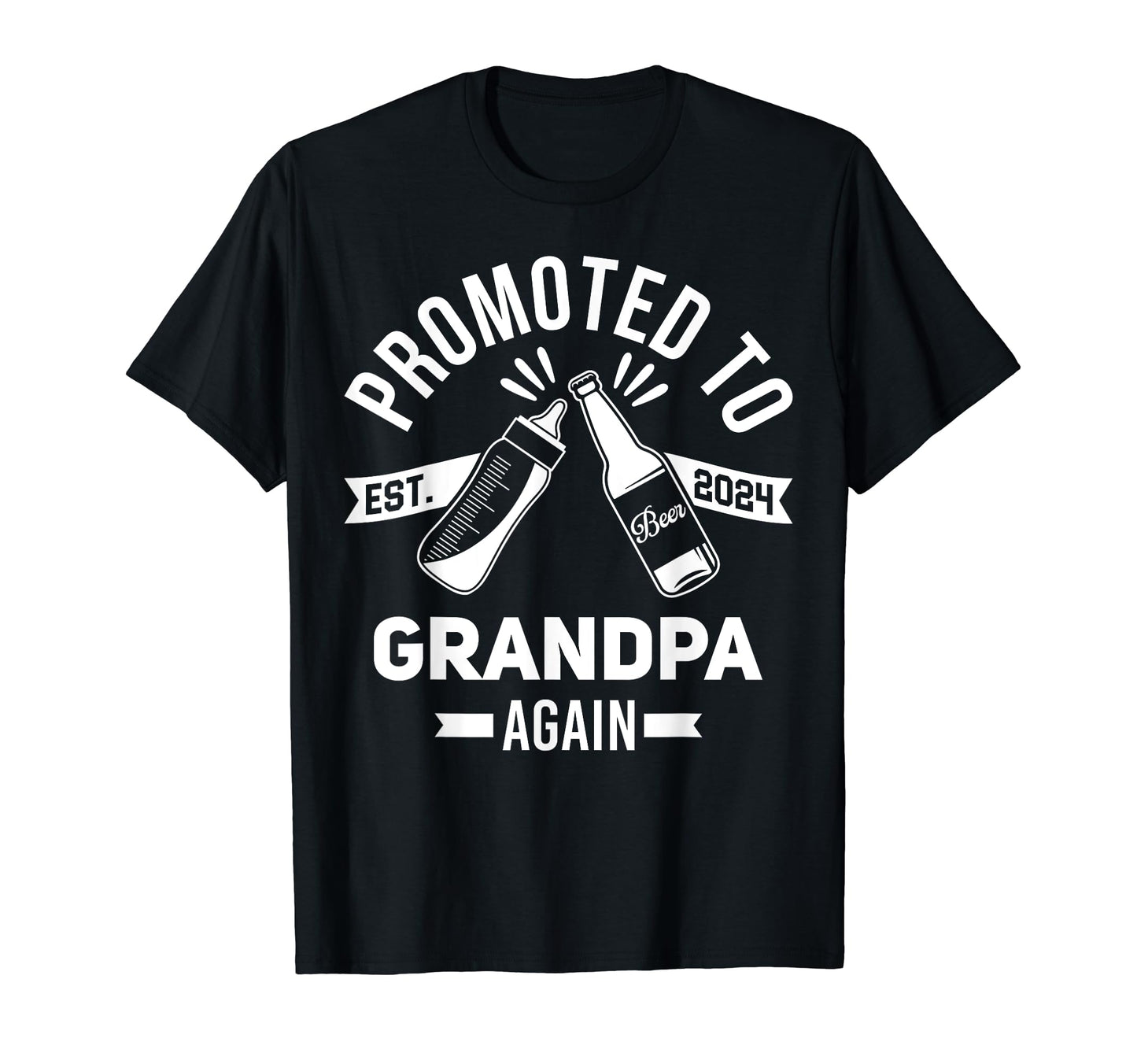 New Grandpa Pregnancy Announcement T-Shirt - Trendy Graphic Men Women - T-Shirt, Sweatshirt, Hoodie