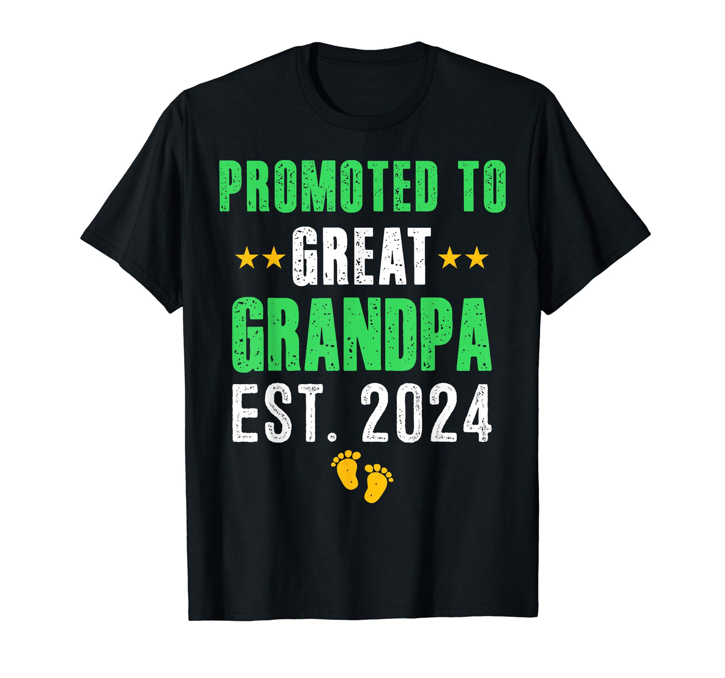 Promoted To Great Grandpa 2024 T-Shirt - Minimalist Print for Adults - T-Shirt, Sweatshirt, Hoodie