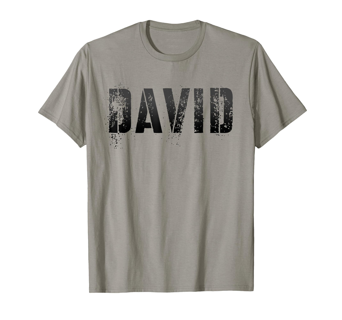 First Name David Military T-Shirt - Minimalist Print for Adults - T-Shirt, Sweatshirt, Hoodie