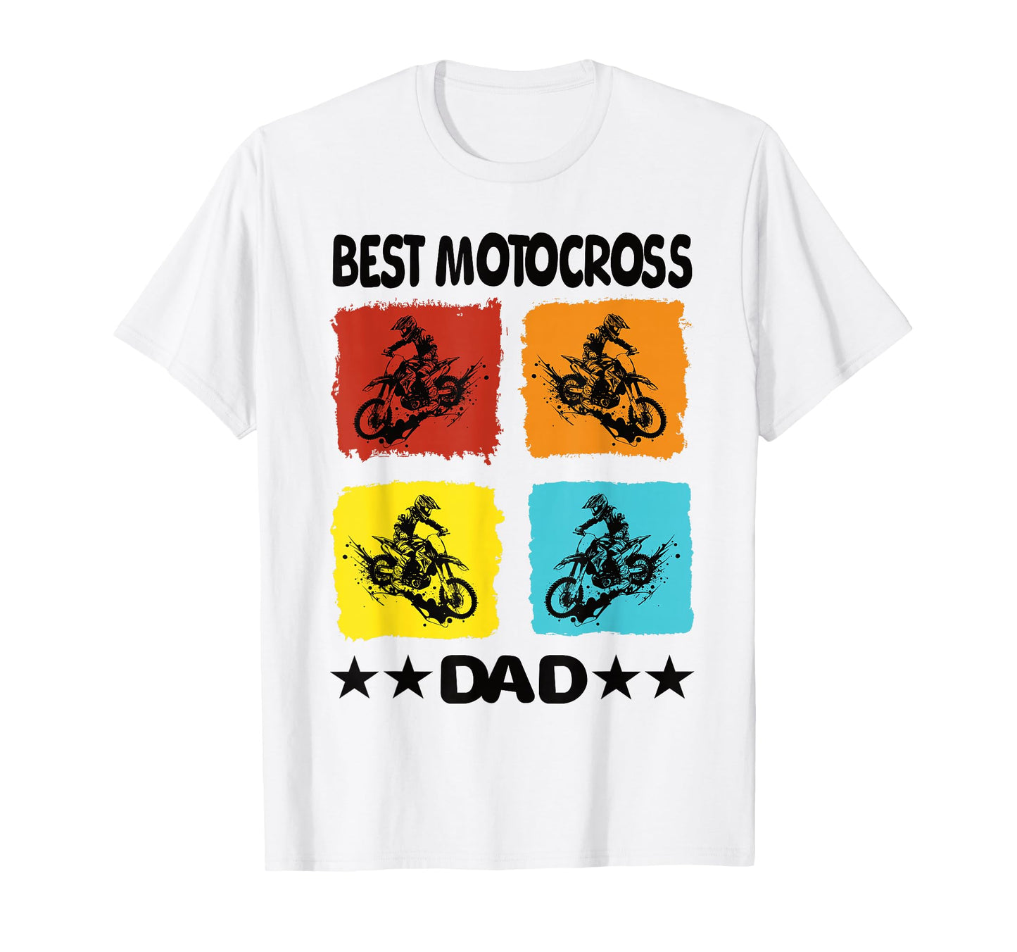 Best Motocross Dad Motocross Bike T-Shirt - Custom Art Print for Adults - T-Shirt, Sweatshirt, Hoodie