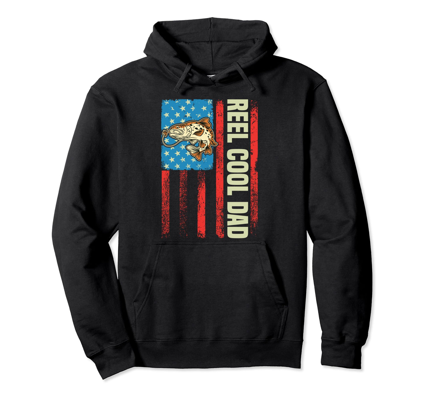 Dad Fishing Funny Fathers Day Reel Hoodie - Aesthetic Graphic Men Women - T-Shirt, Sweatshirt, Hoodie