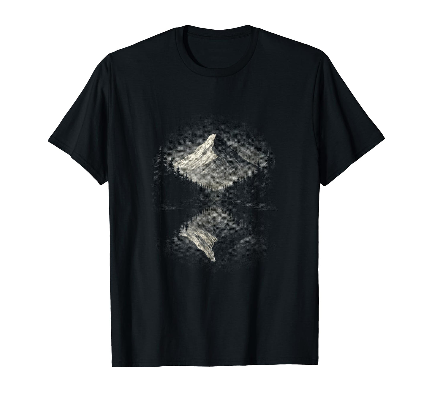 Mountain Nature Hiking Dad Love T-Shirt - Custom Art Print Unisex - T-Shirt, Sweatshirt, Hoodie