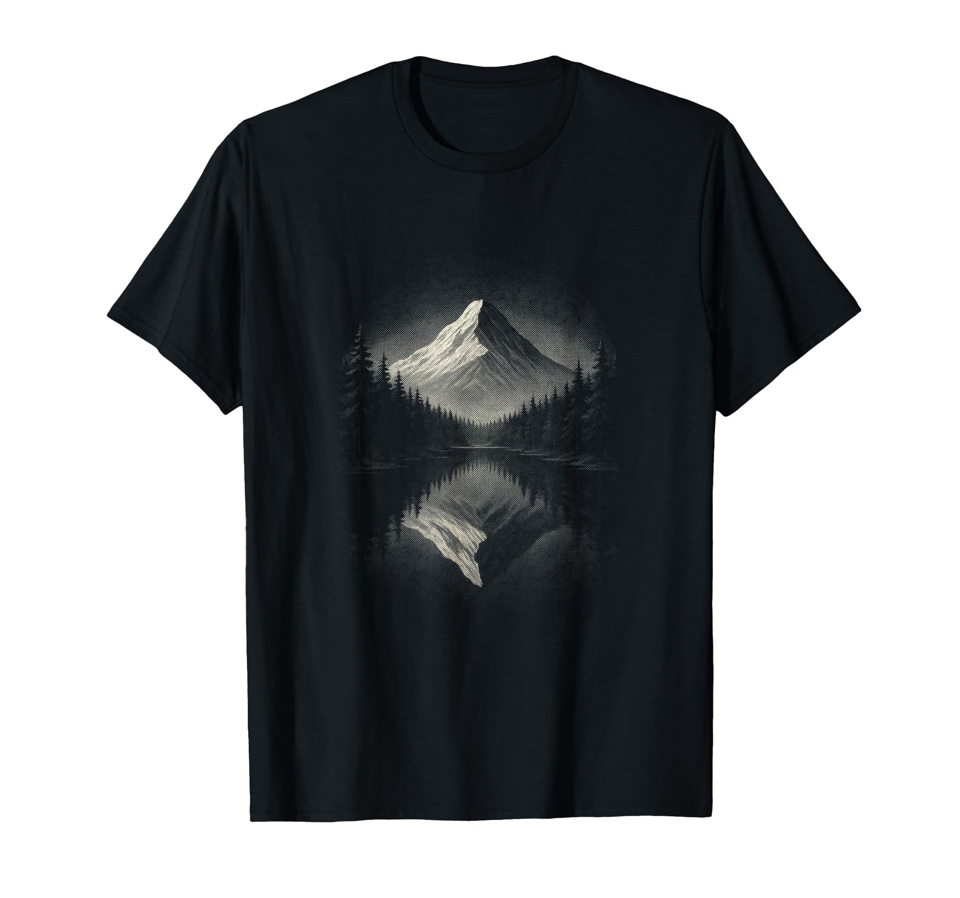 Mountain Nature Hiking Dad Love T-Shirt - Custom Art Print Unisex - T-Shirt, Sweatshirt, Hoodie