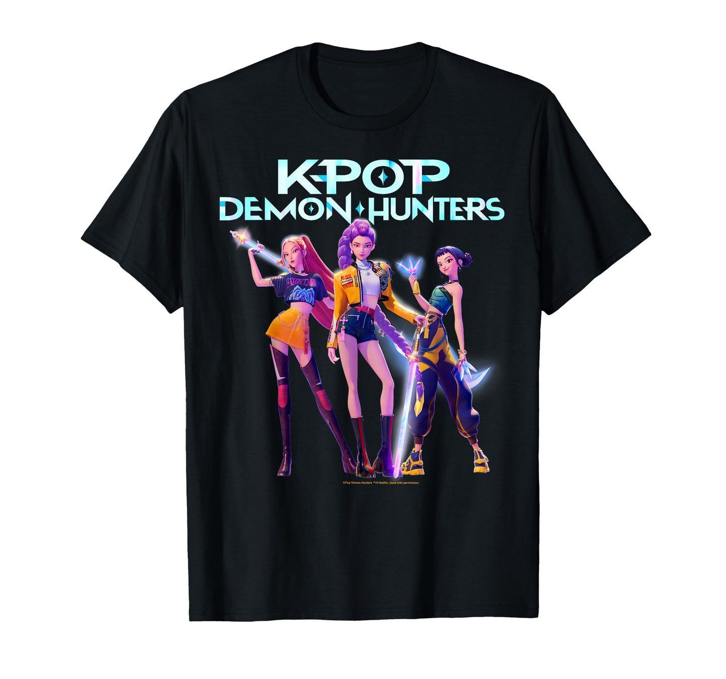 Kpop Demon Hunters Huntrix Heroic T-Shirt - Fun Novelty Design Unisex - T-Shirt, Sweatshirt, Hoodie