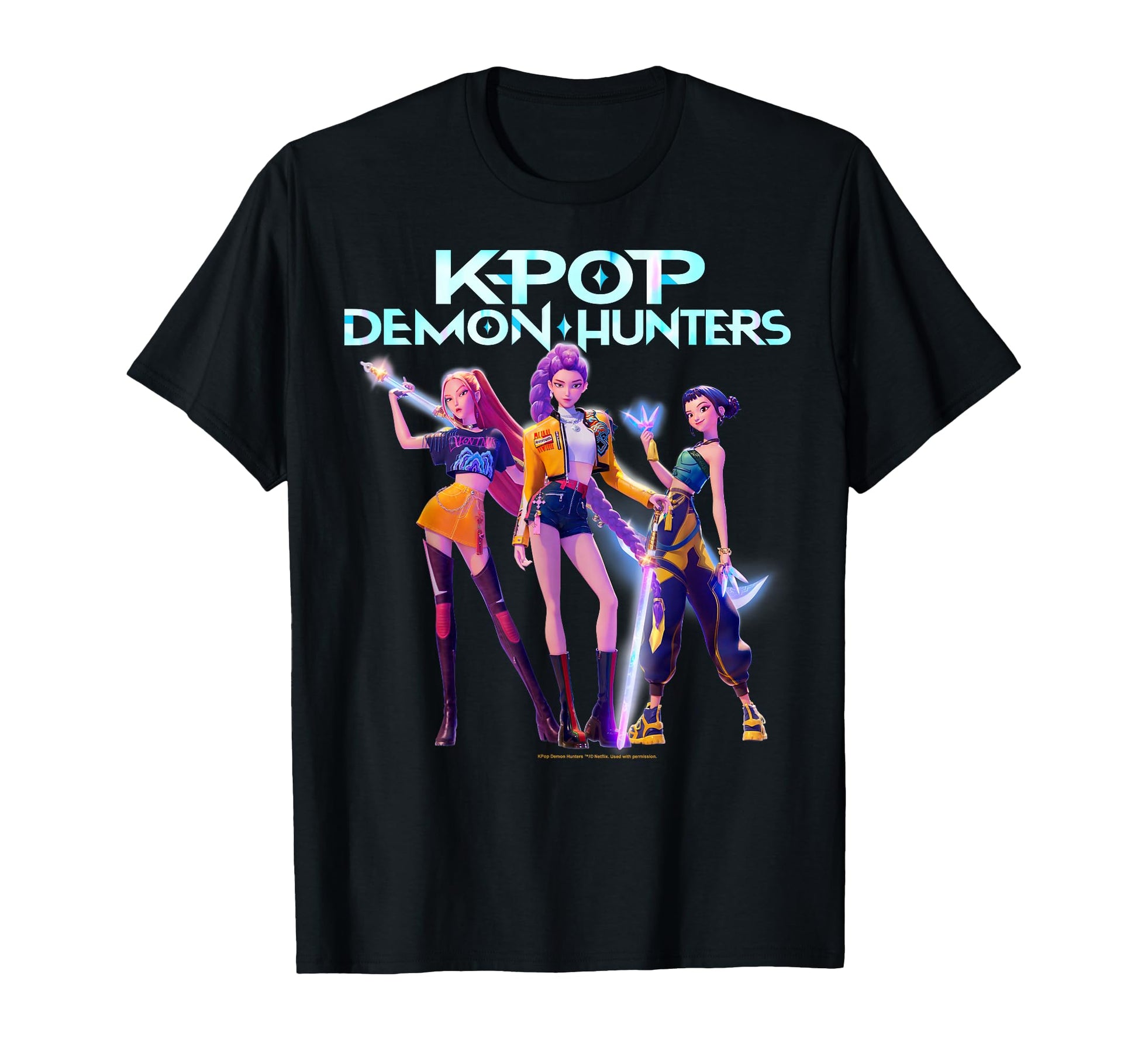 Kpop Demon Hunters Huntrix Heroic T-Shirt - Fun Novelty Design Unisex - T-Shirt, Sweatshirt, Hoodie