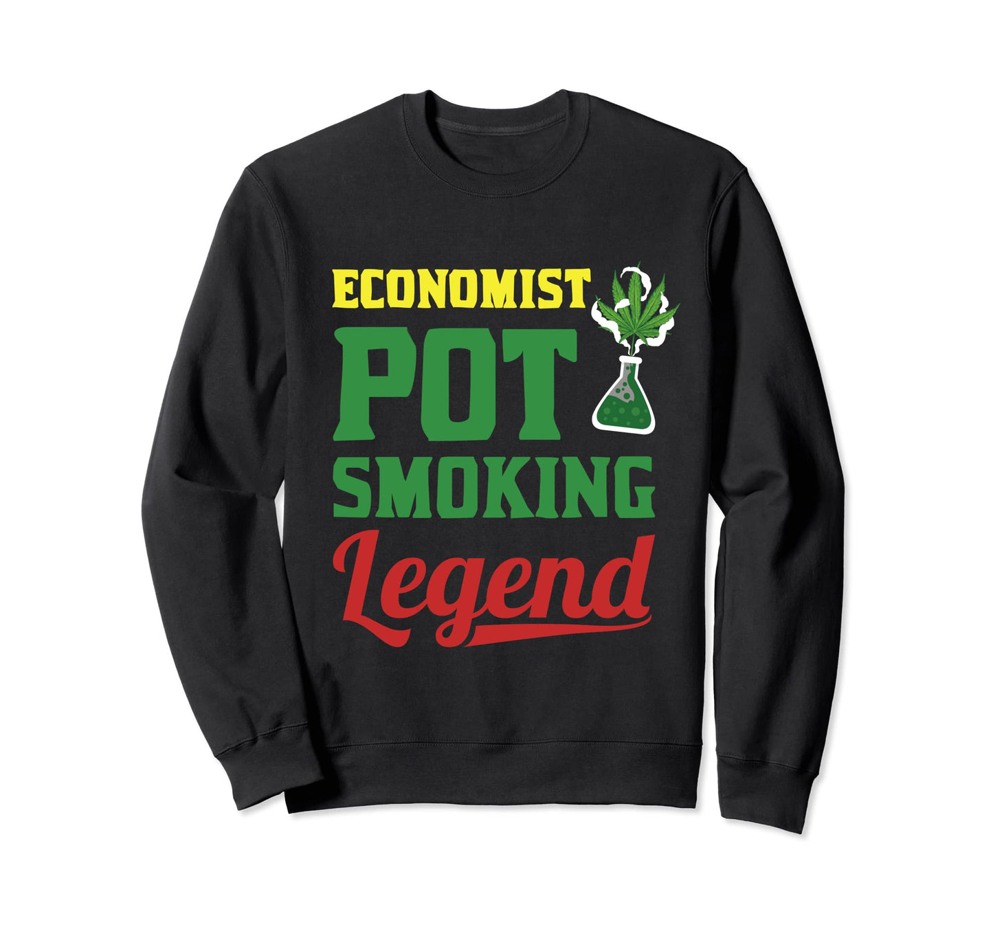 Economist Gifts Pop Smoking Sweatshirt - Fun Novelty Design for Adults - T-Shirt, Sweatshirt, Hoodie