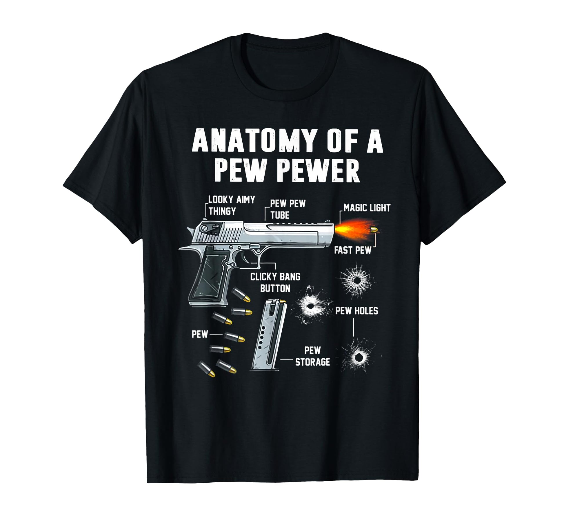 Funny Anatomy Pew Pewer T-Shirt - Aesthetic Graphic Men Women - T-Shirt, Sweatshirt, Hoodie
