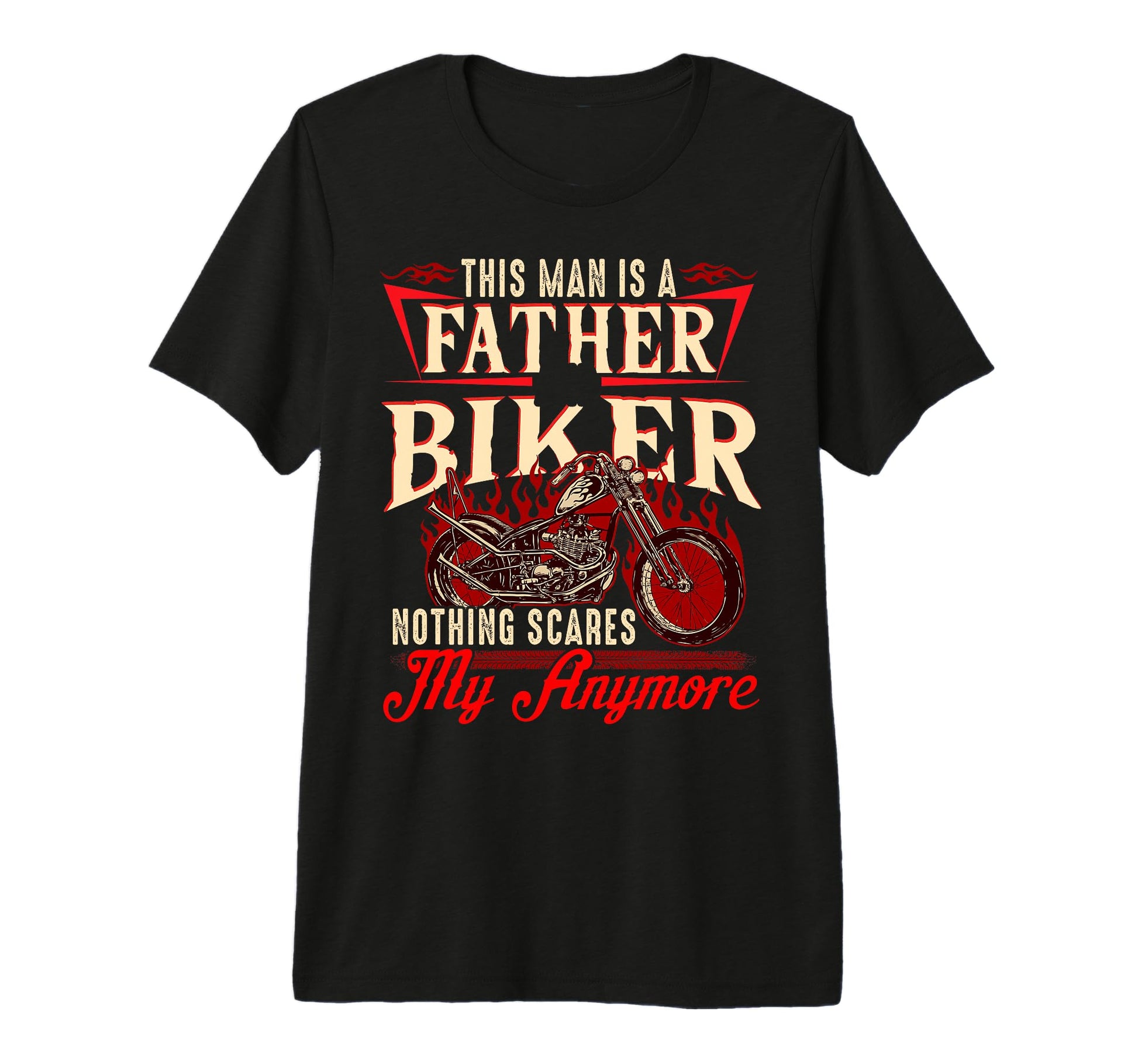 Biker Dad Fathers Day Motorcycle T-Shirt - Trendy Graphic Men Women - T-Shirt, Sweatshirt, Hoodie