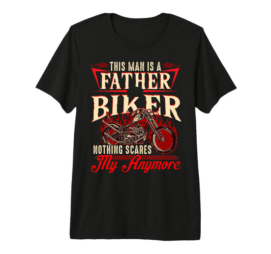 Biker Dad Fathers Day Motorcycle T-Shirt - Trendy Graphic Men Women - T-Shirt, Sweatshirt, Hoodie
