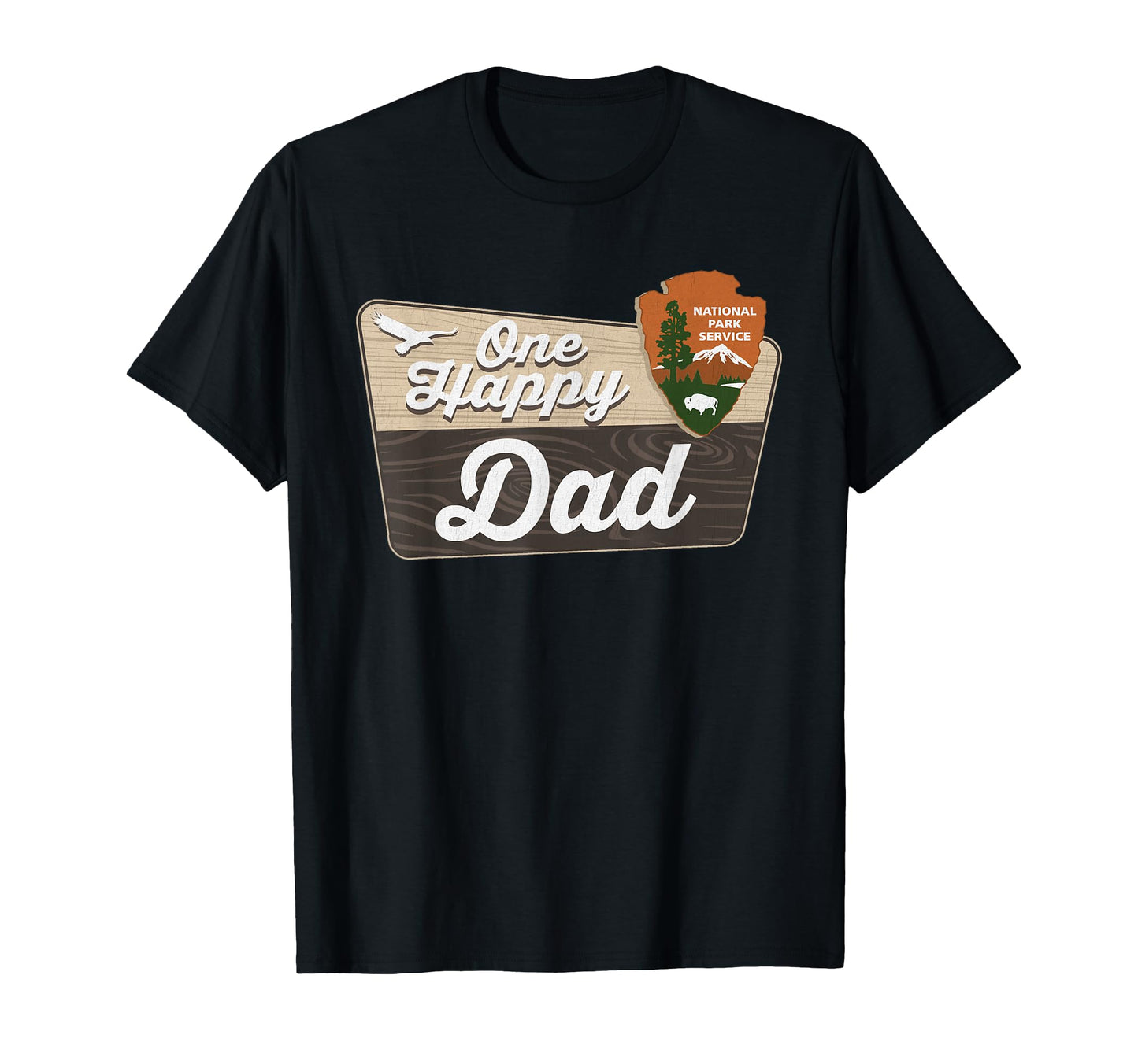 One Happy Dad Camper Matching T-Shirt - Aesthetic Graphic for Adults - T-Shirt, Sweatshirt, Hoodie