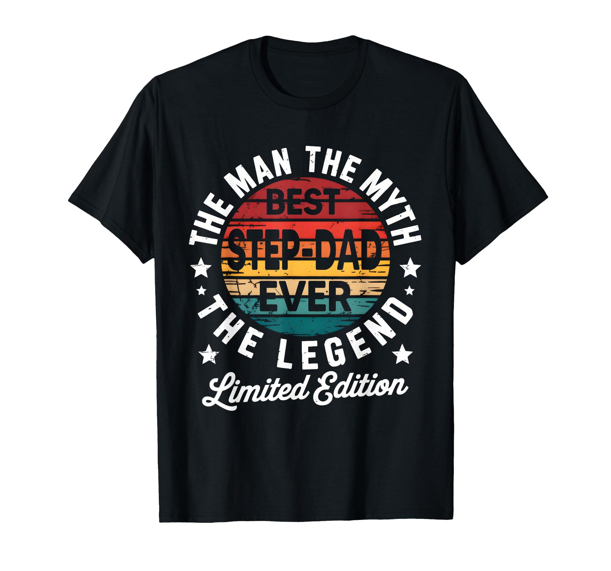 Best Step Dad Ever Myth Legend Step T-Shirt - Minimalist Print for Adults - T-Shirt, Sweatshirt, Hoodie