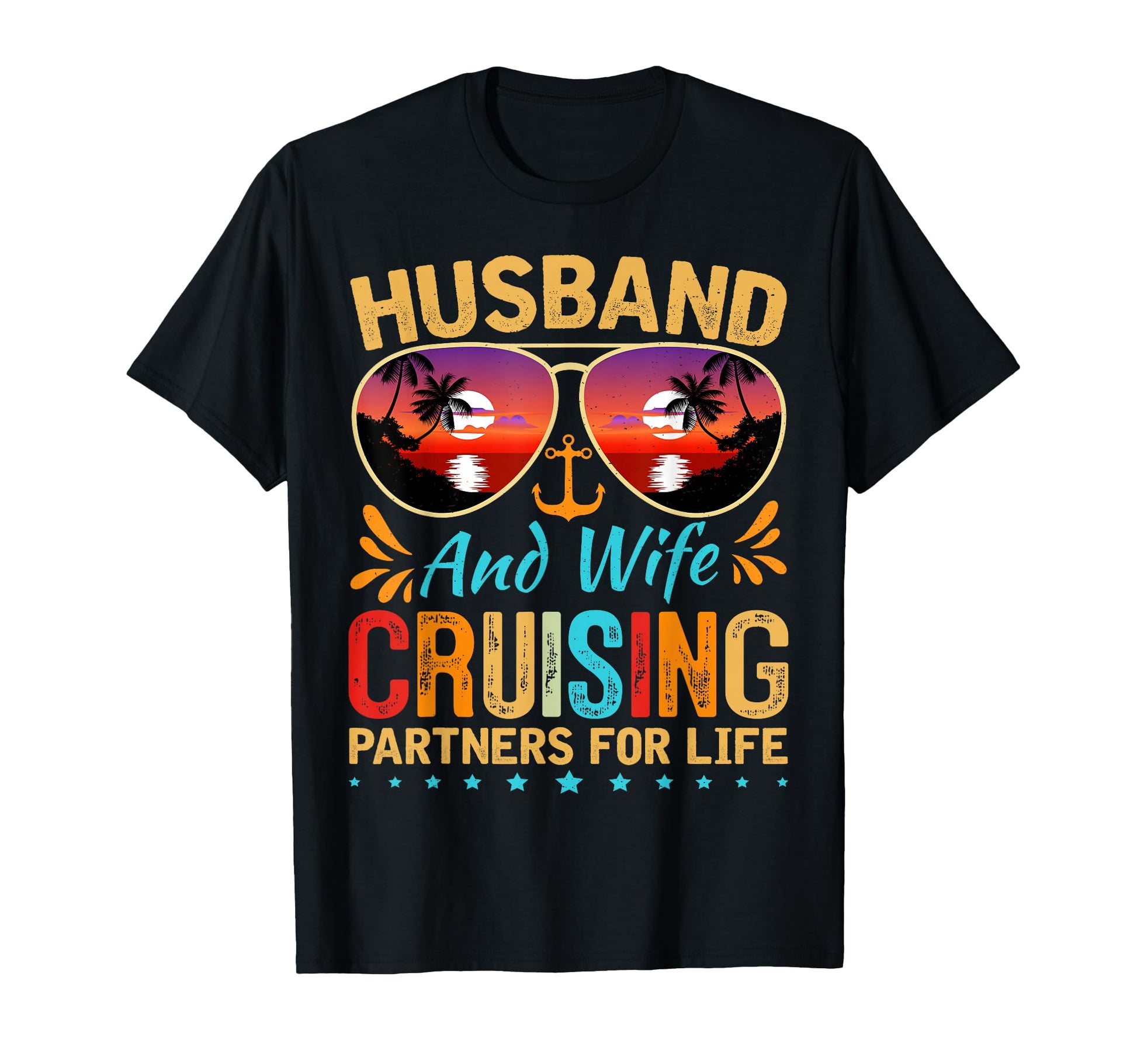 Husband Wife Cruising 2026 Cruise T-Shirt - Minimalist Print for Adults - T-Shirt, Sweatshirt, Hoodie